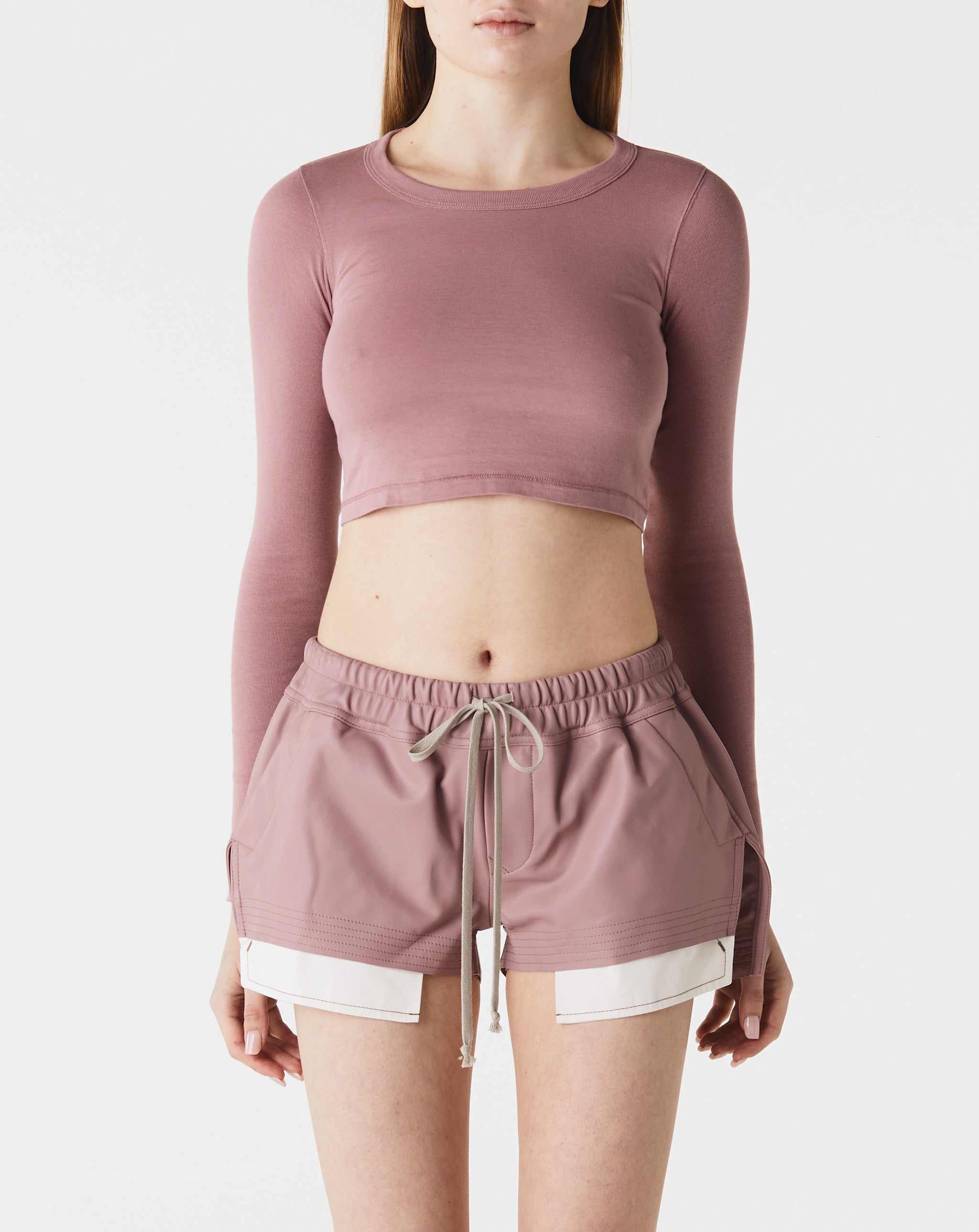 Ls Crop T Shirt