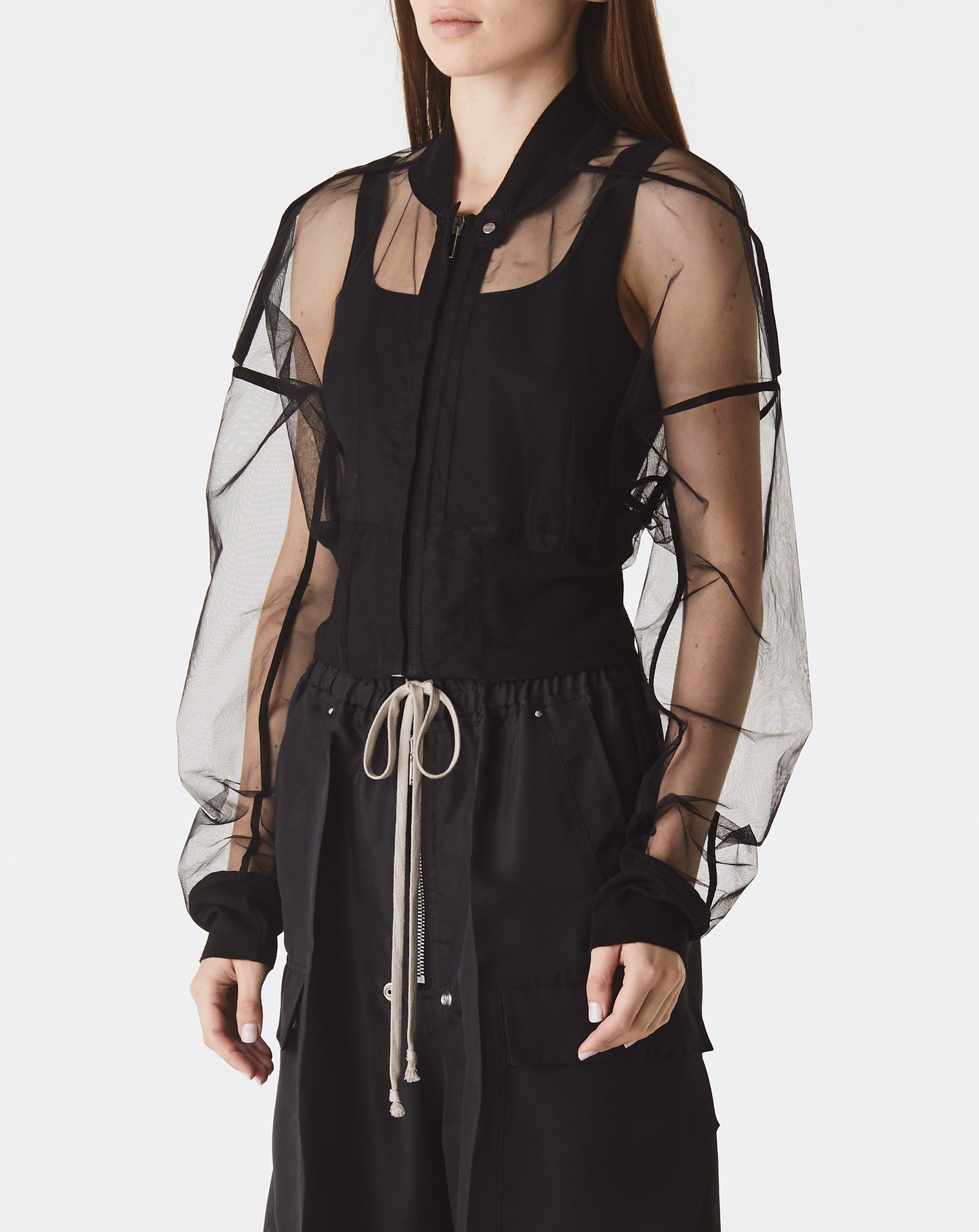 Cropped Flight Jacket