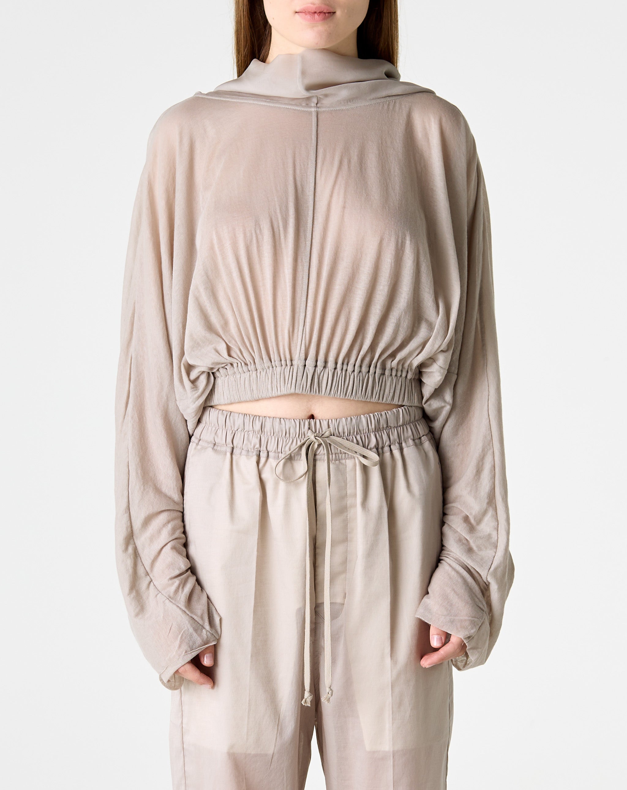 Cropped Hooded Tunic