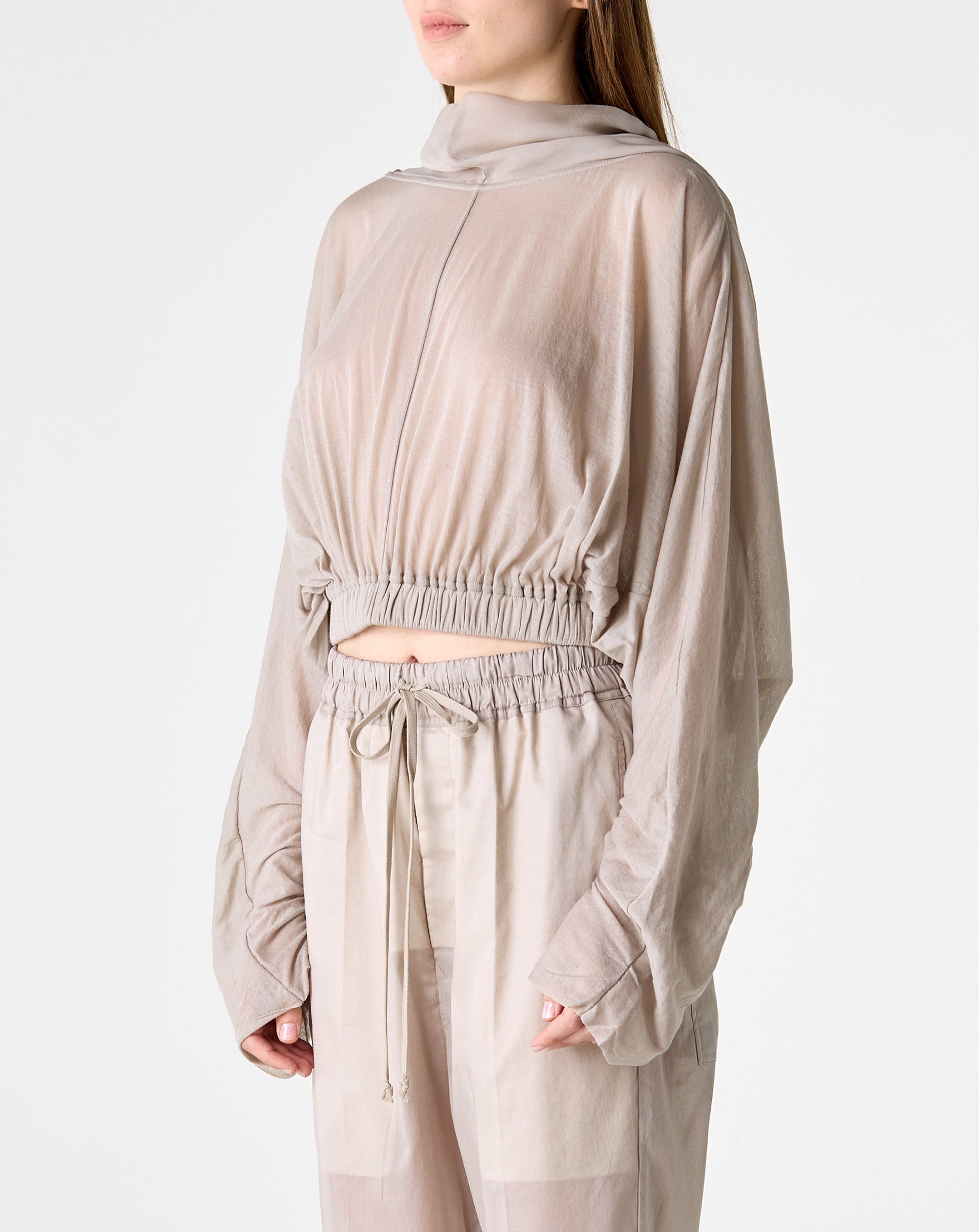 Cropped Hooded Tunic