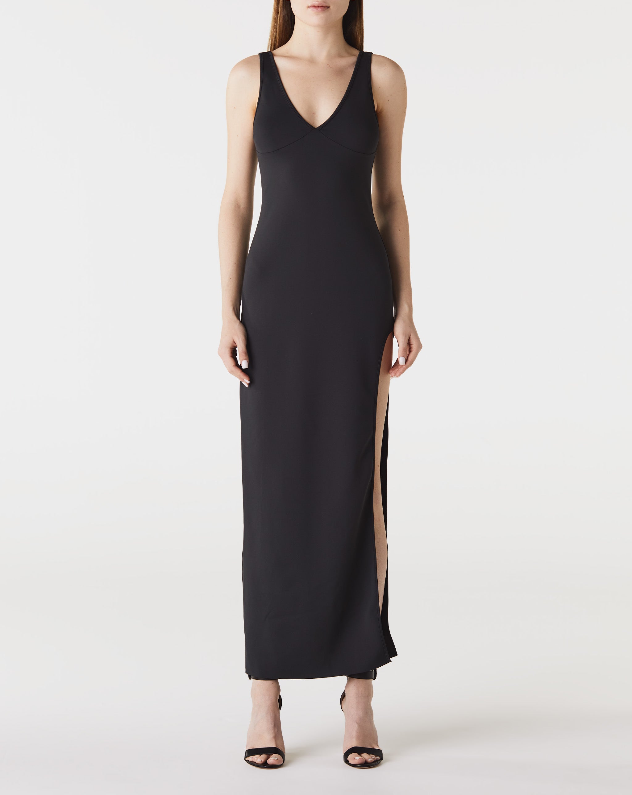 U-Slit Maxi Dress