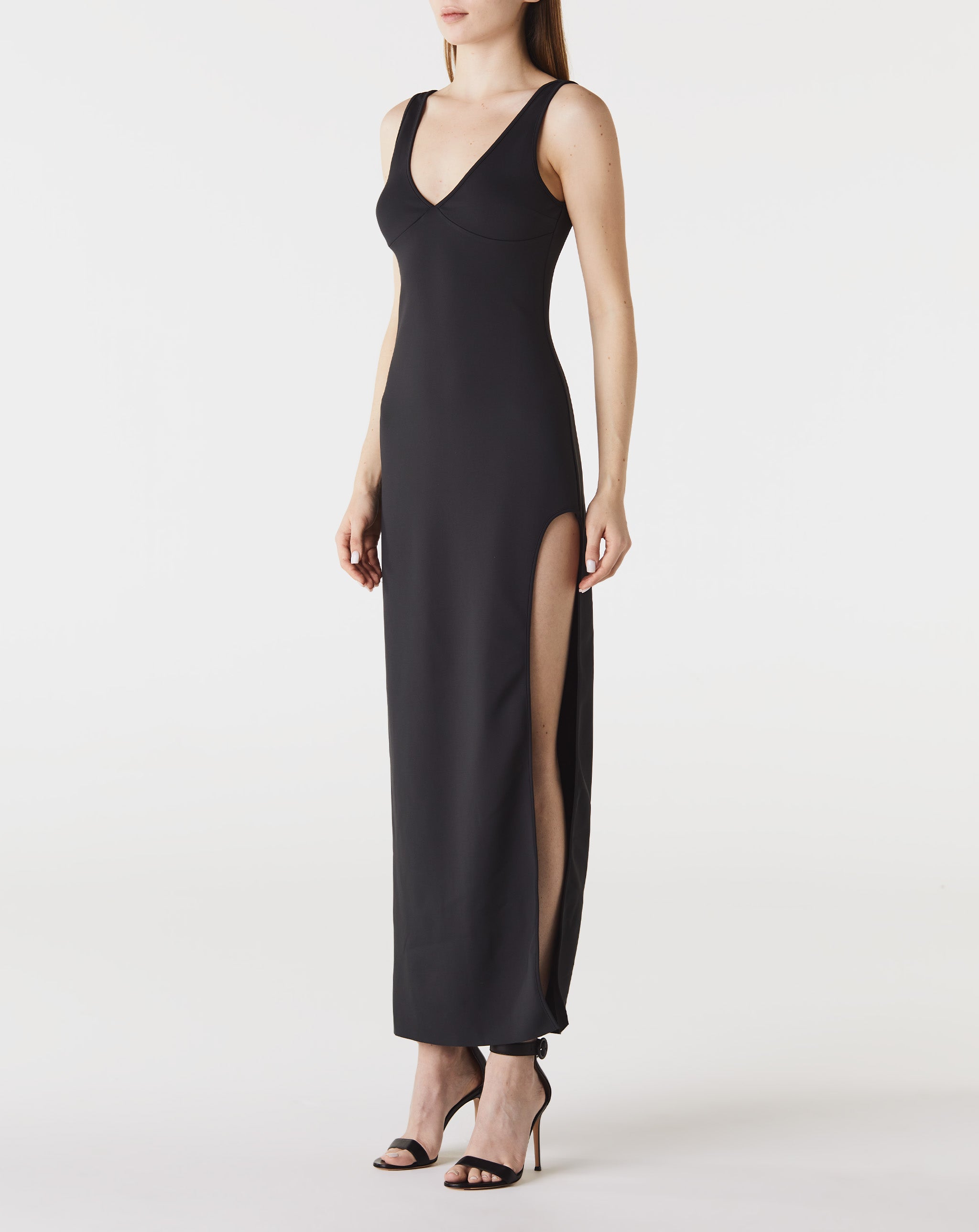 U-Slit Maxi Dress