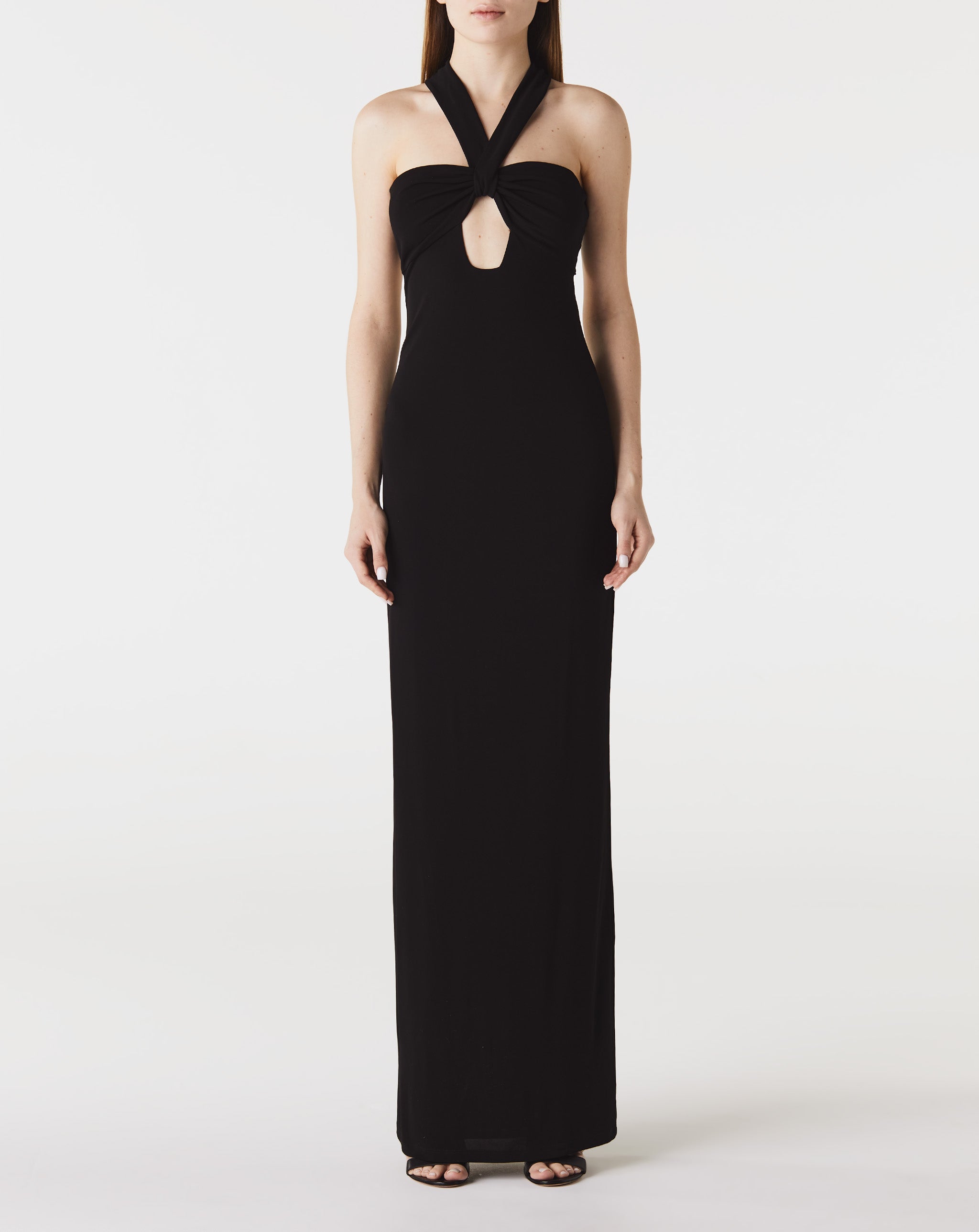 V-Neck Jersey Maxi Dress