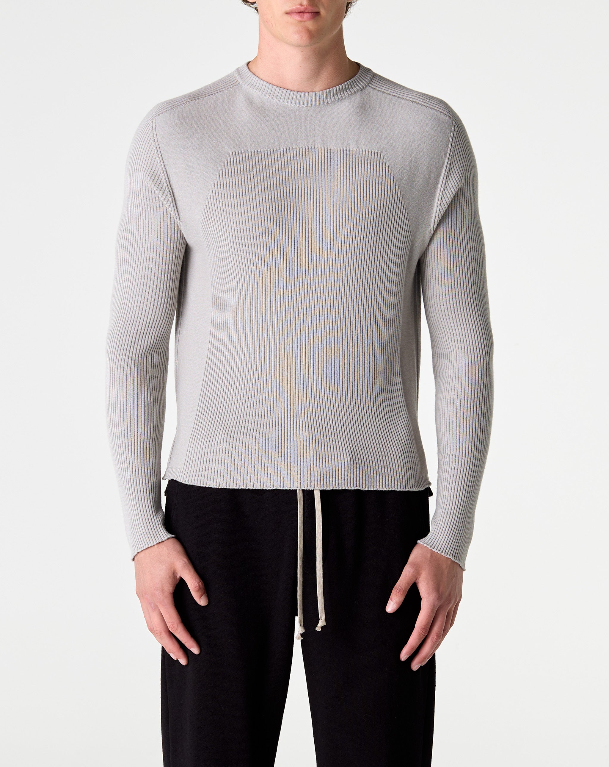 Ribbed Geo Sweater