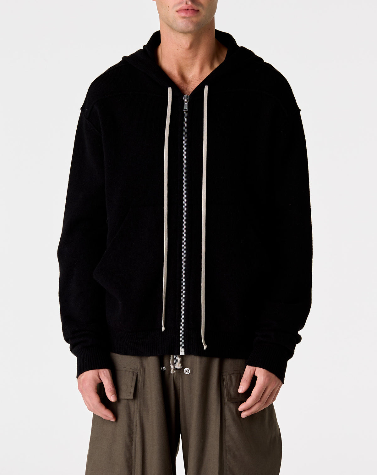 Cashmere Zipped Hoodie