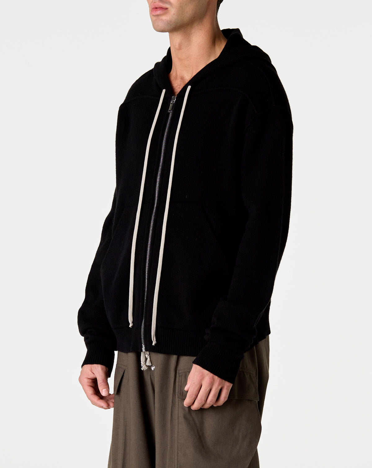 Cashmere Zipped Hoodie
