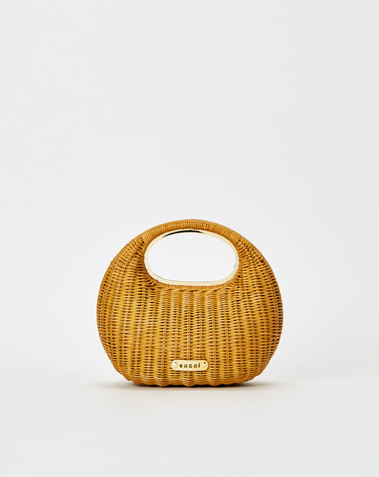 Rattan Round Bag
