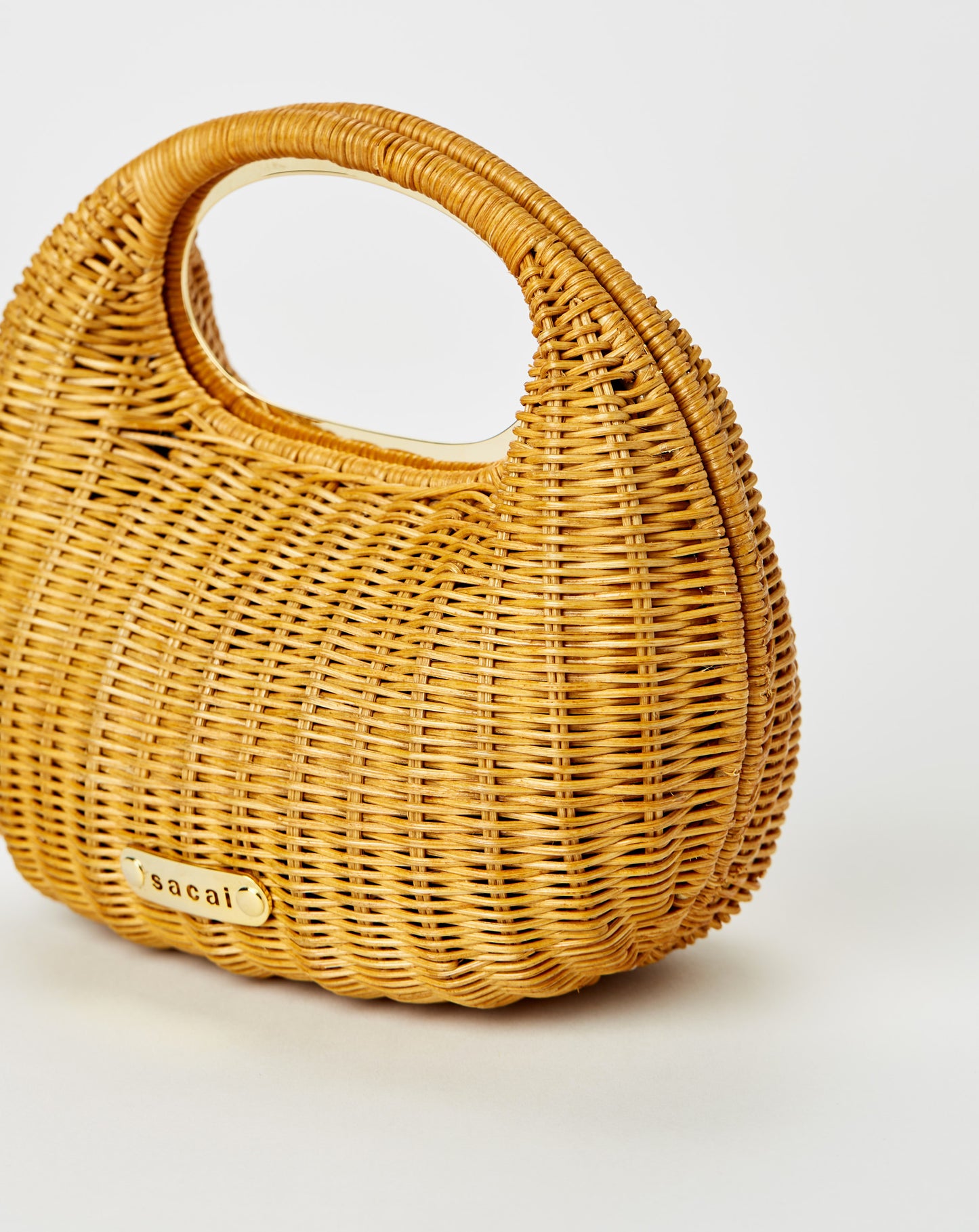 Rattan Round Bag