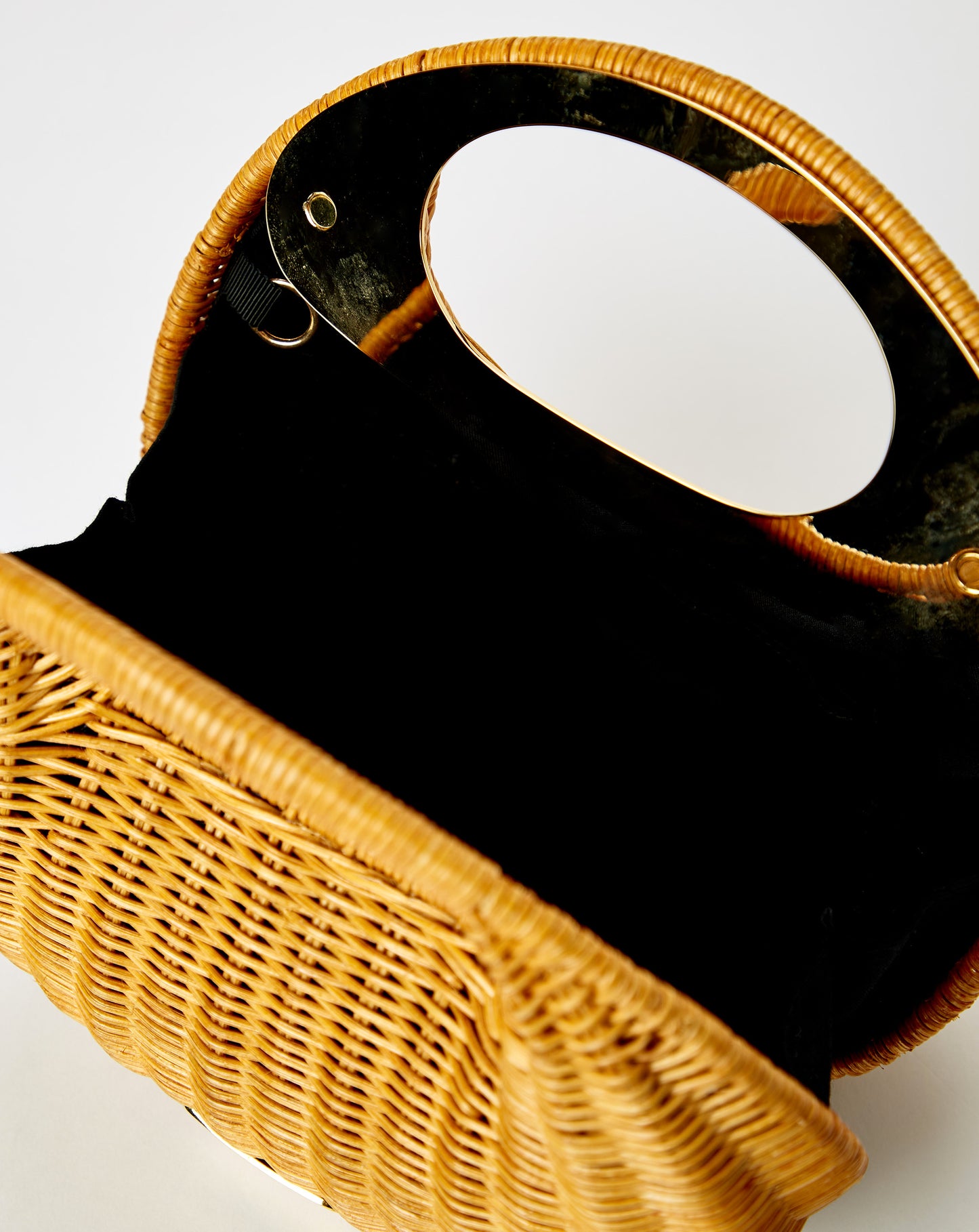Rattan Round Bag