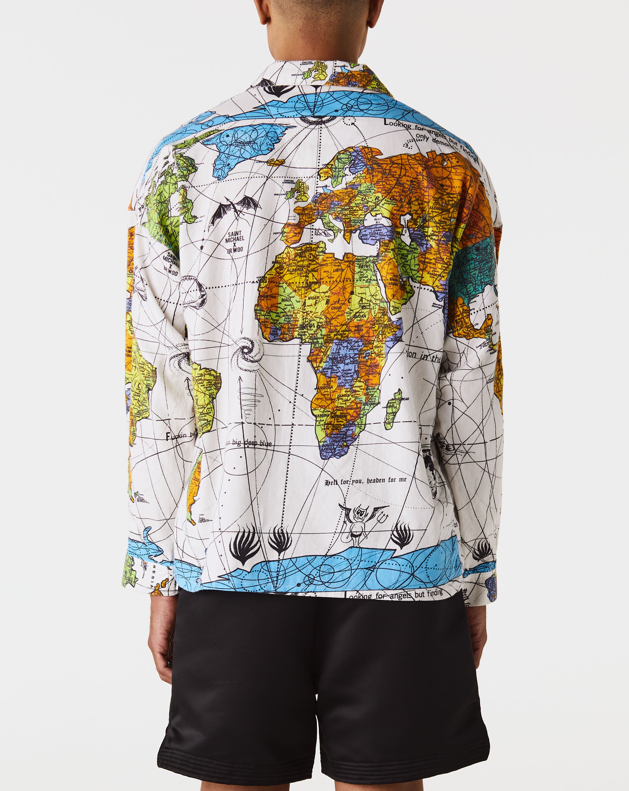 World Map Pajama Shirt