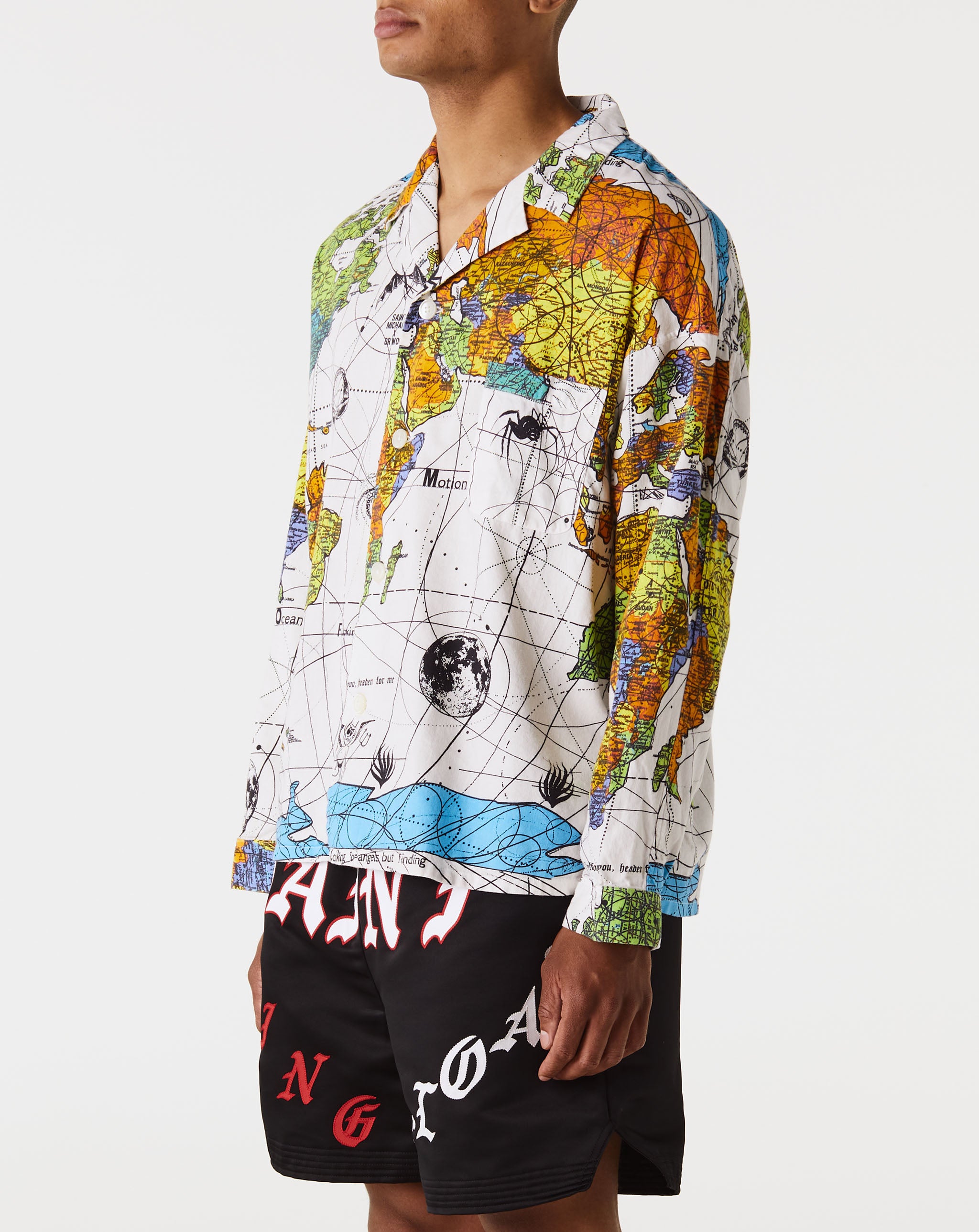 World Map Pajama Shirt