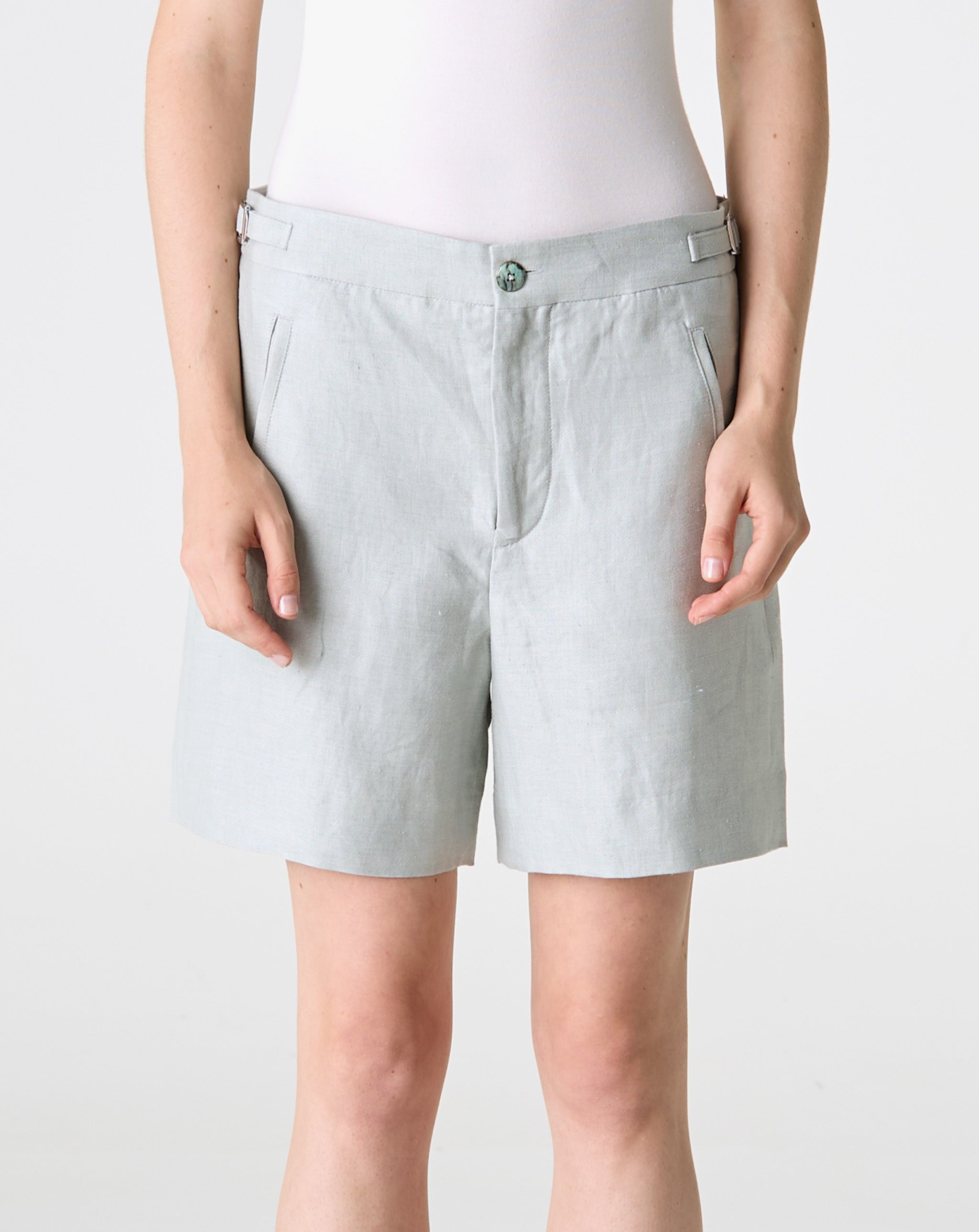 Silver Linen Short