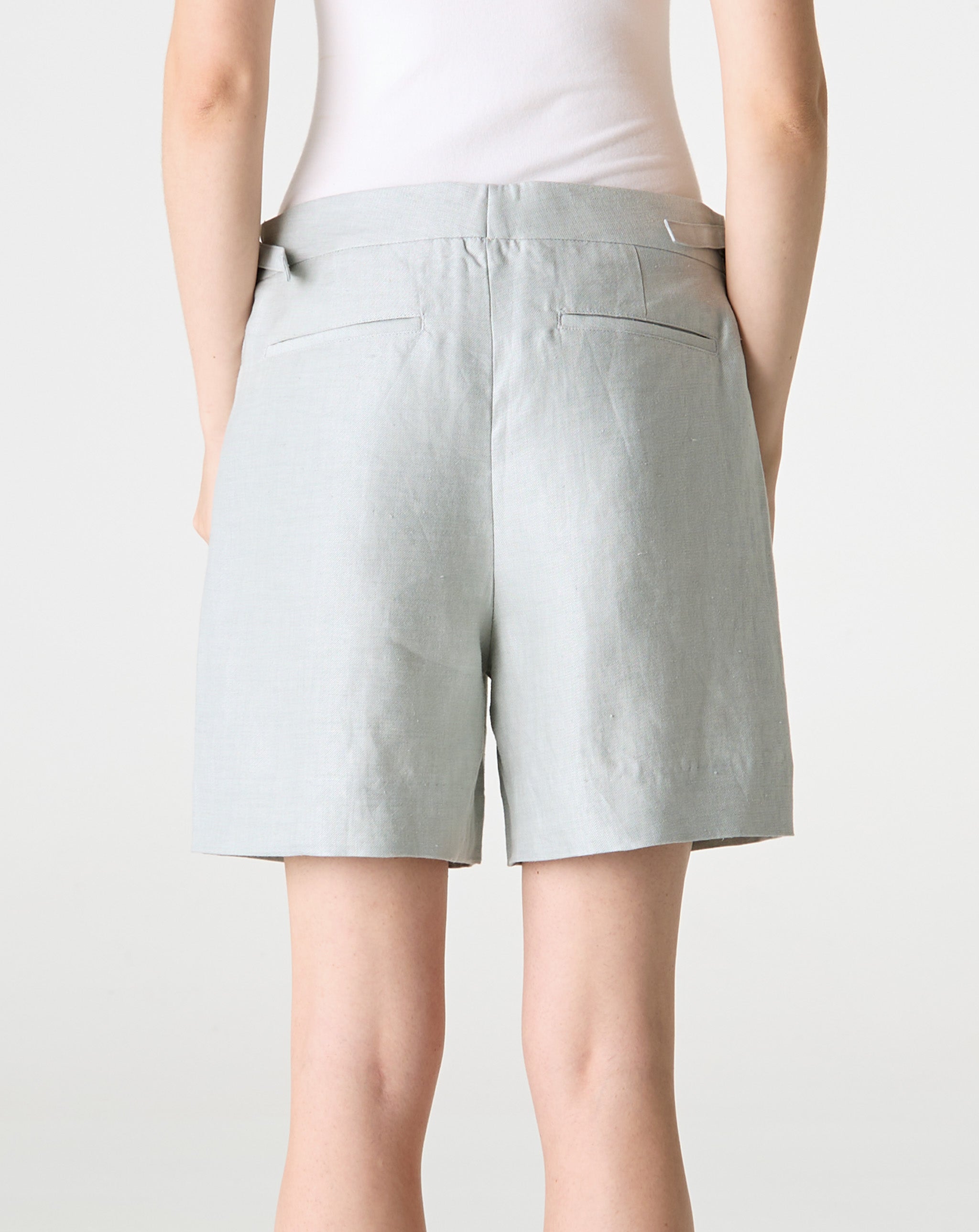 Silver Linen Short