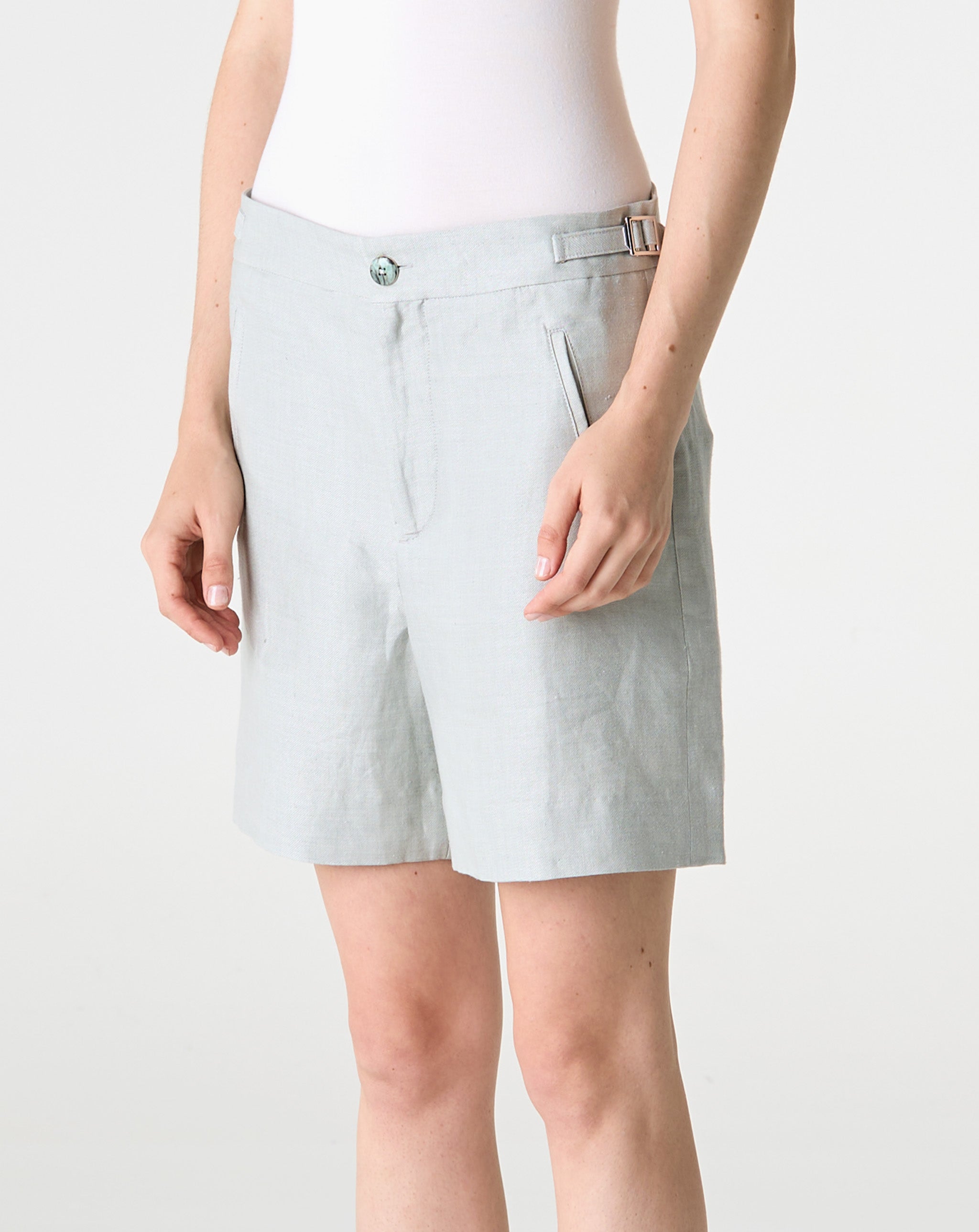 Silver Linen Short