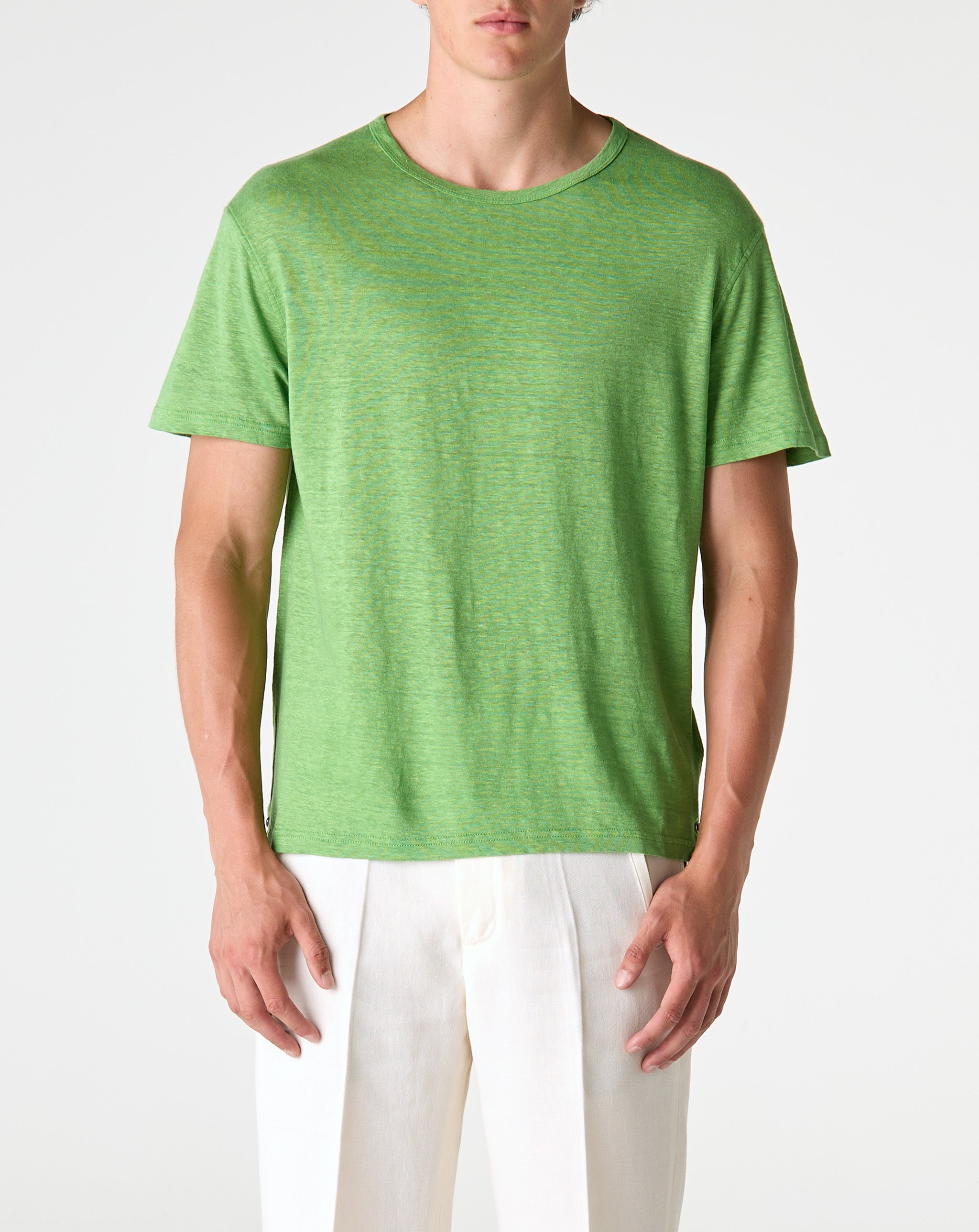 Grass Signature Linen T-Shirt