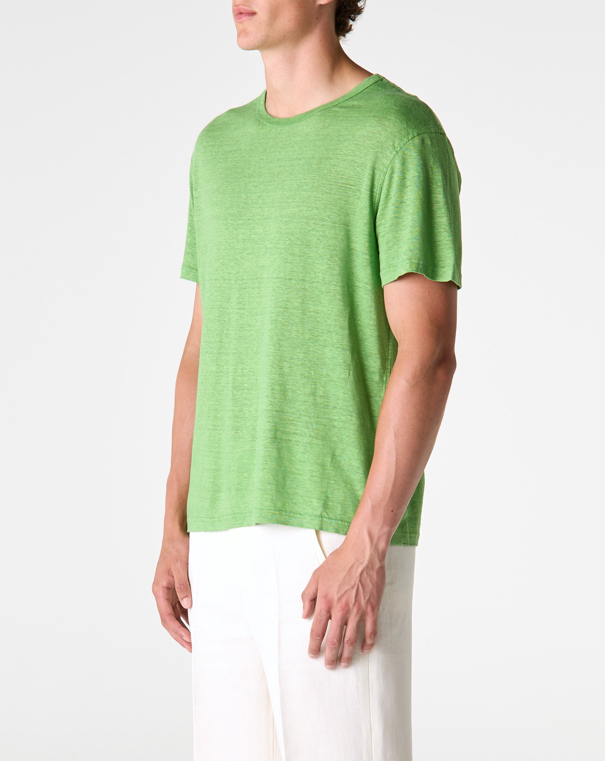 Grass Signature Linen T-Shirt