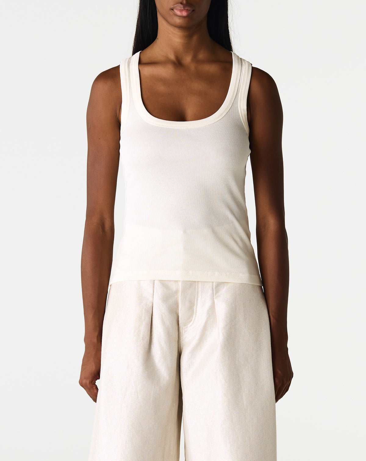 Gros Grain Rib Tank Top
