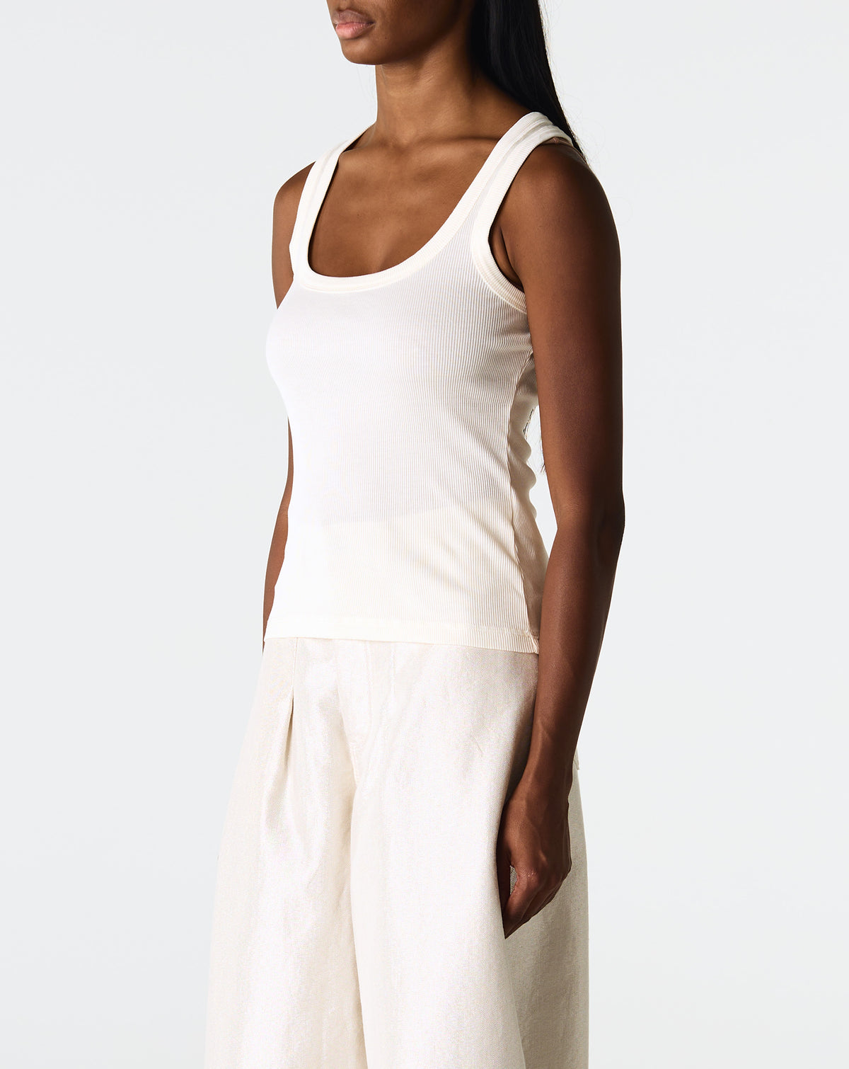 Gros Grain Rib Tank Top