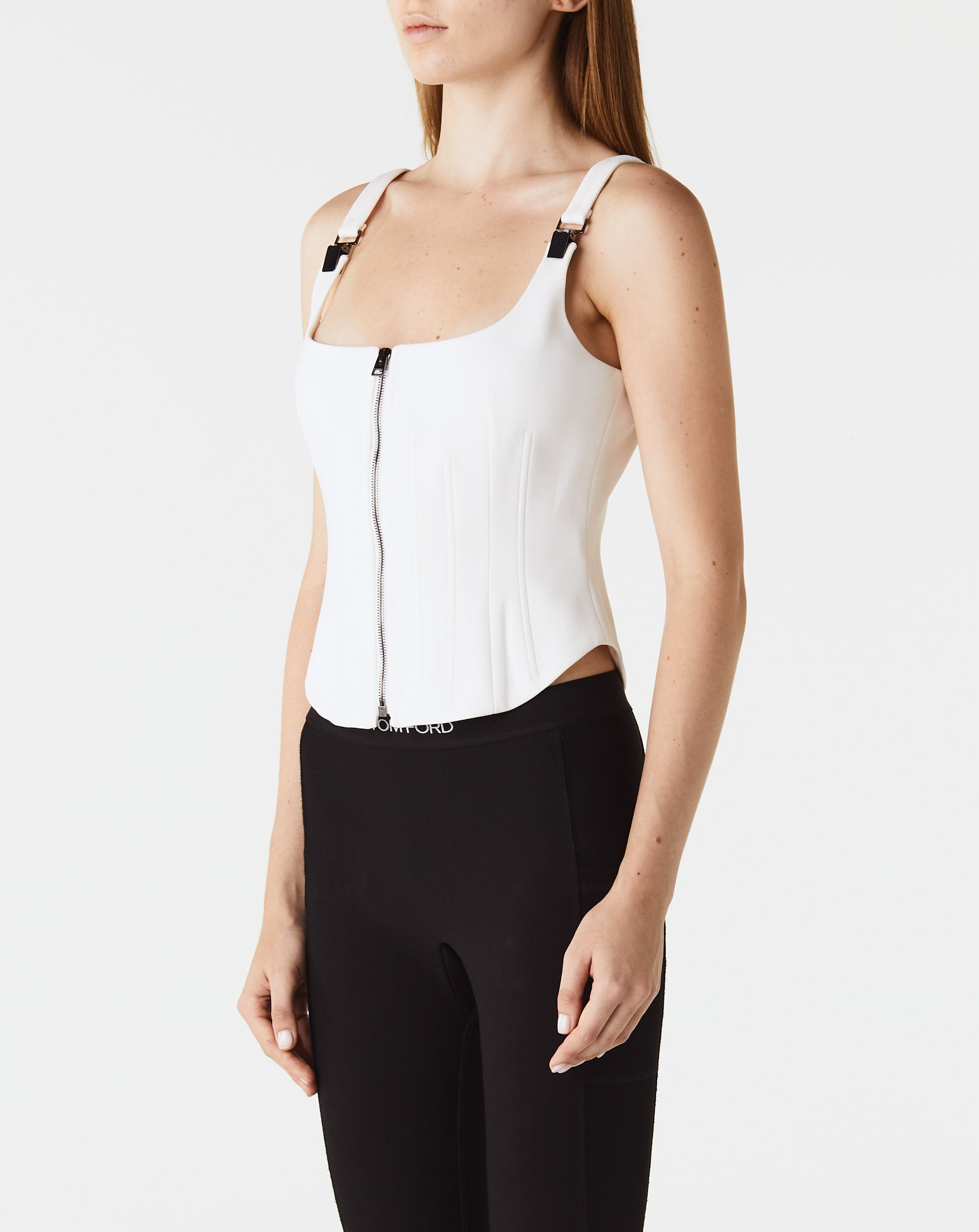 Zip Corset Tank Top