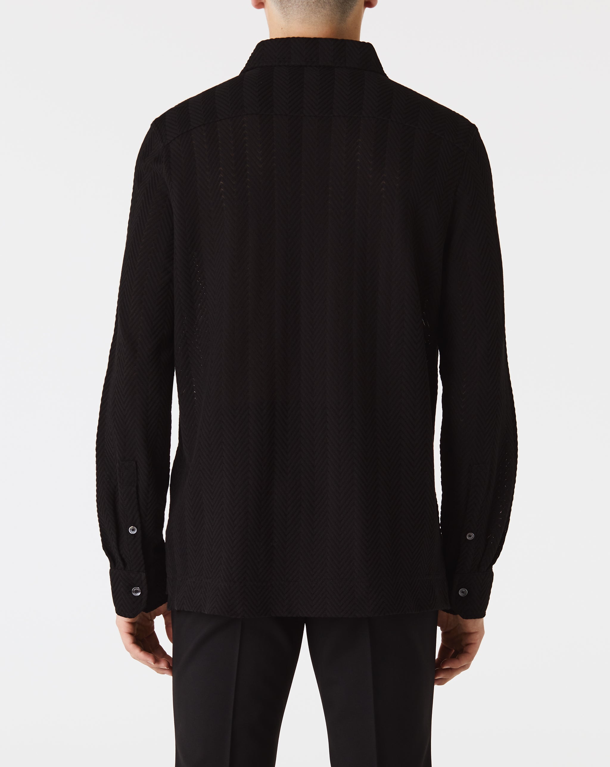 Tonal Zig Zag L/S Shirt