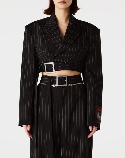 Pinstripe Wool Jacket