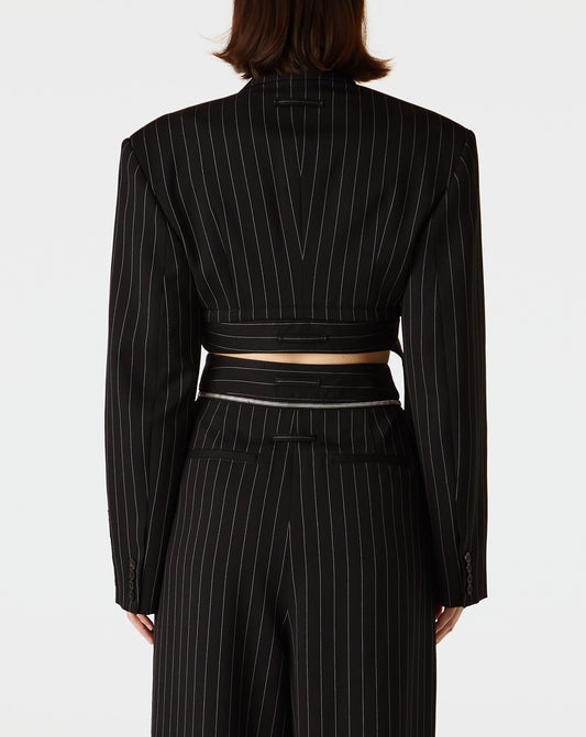 Pinstripe Wool Jacket