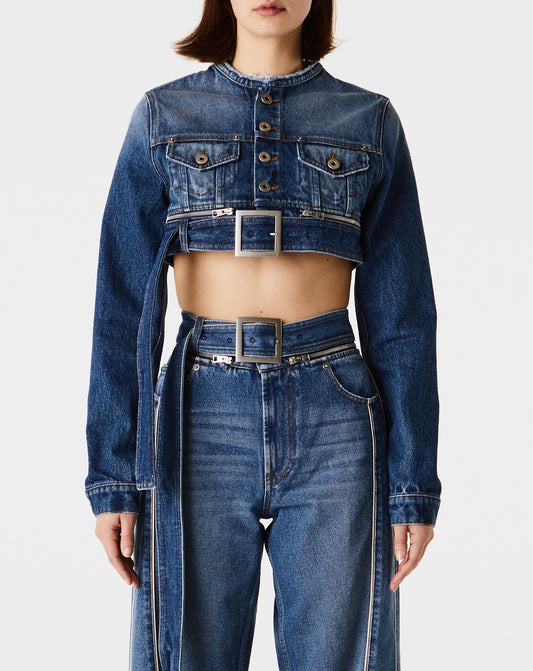 Super Cropped Denim Jacket