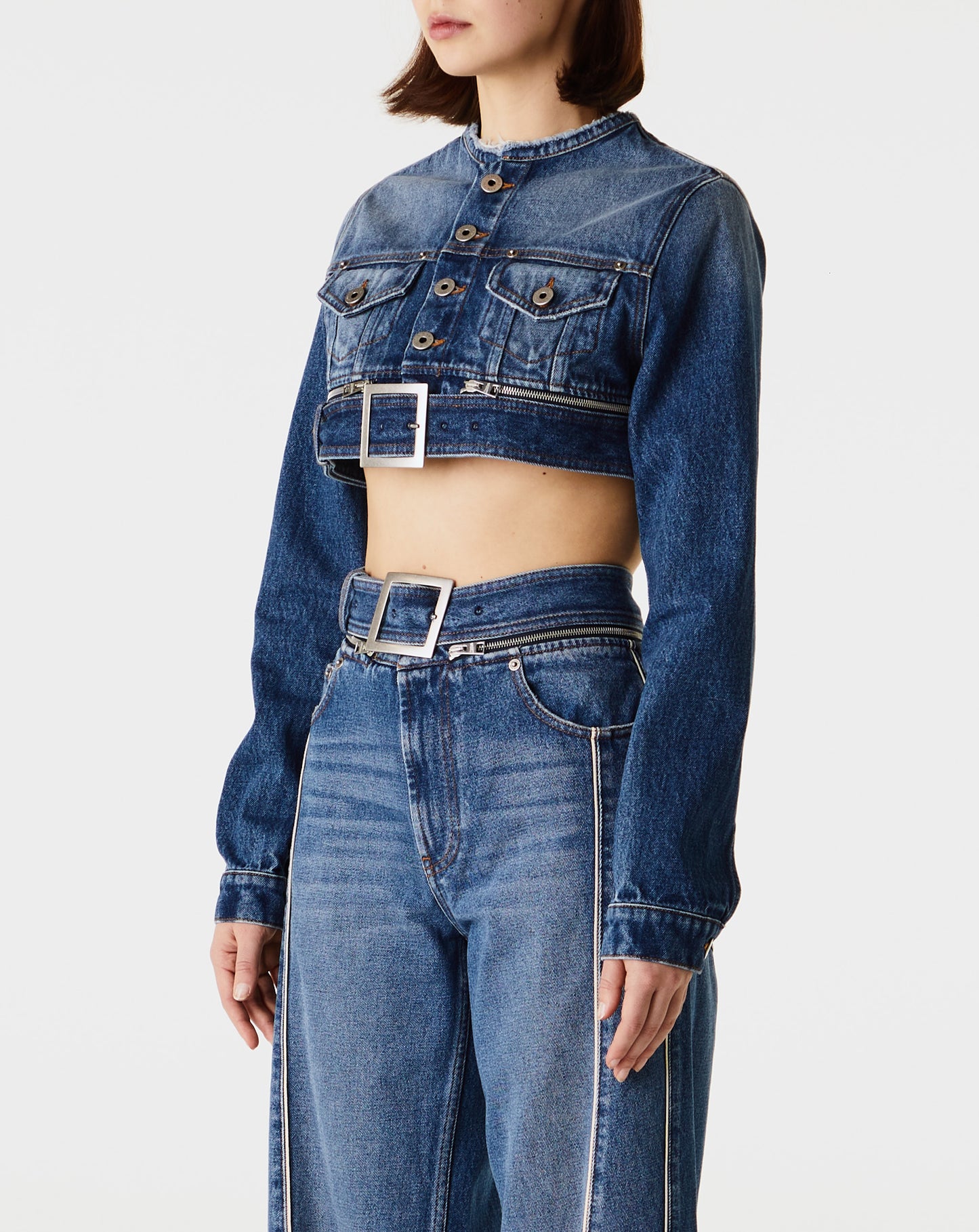 Super Cropped Denim Jacket