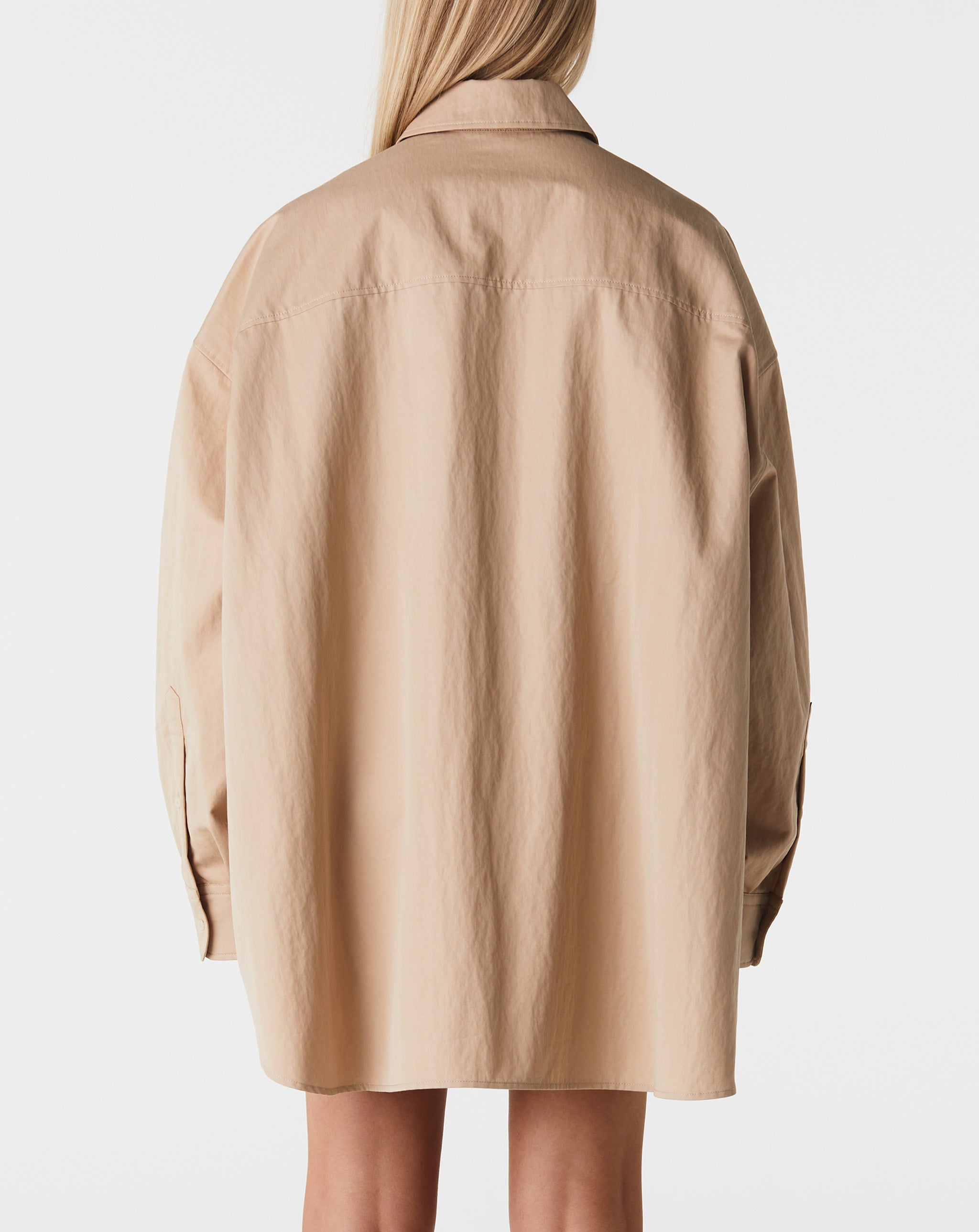 Drill Shirt Dress Mini