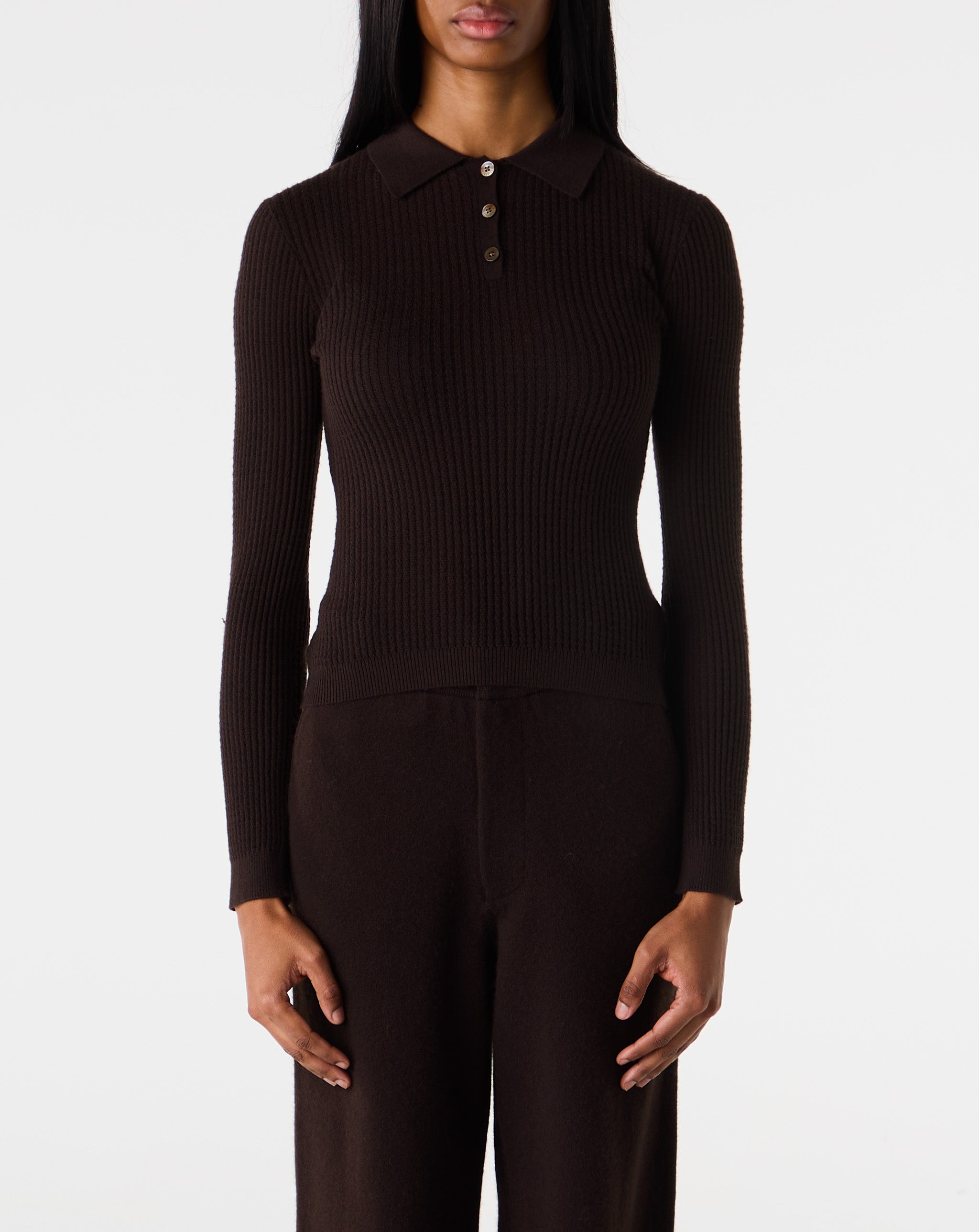 L/S Shrunken Polo