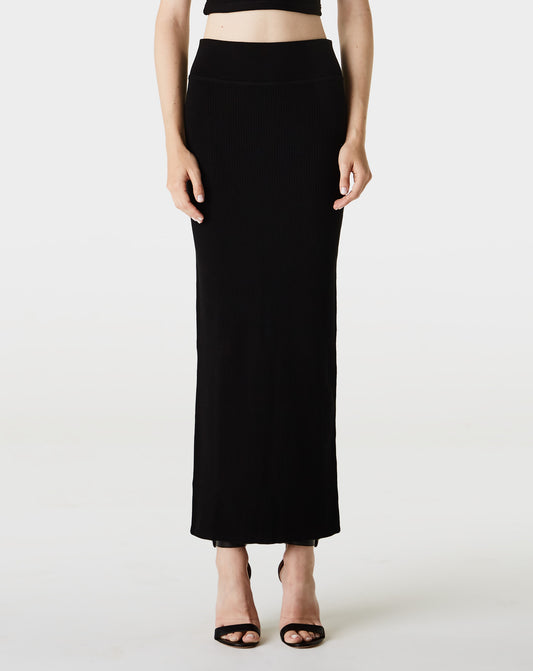 Knit Column Skirt