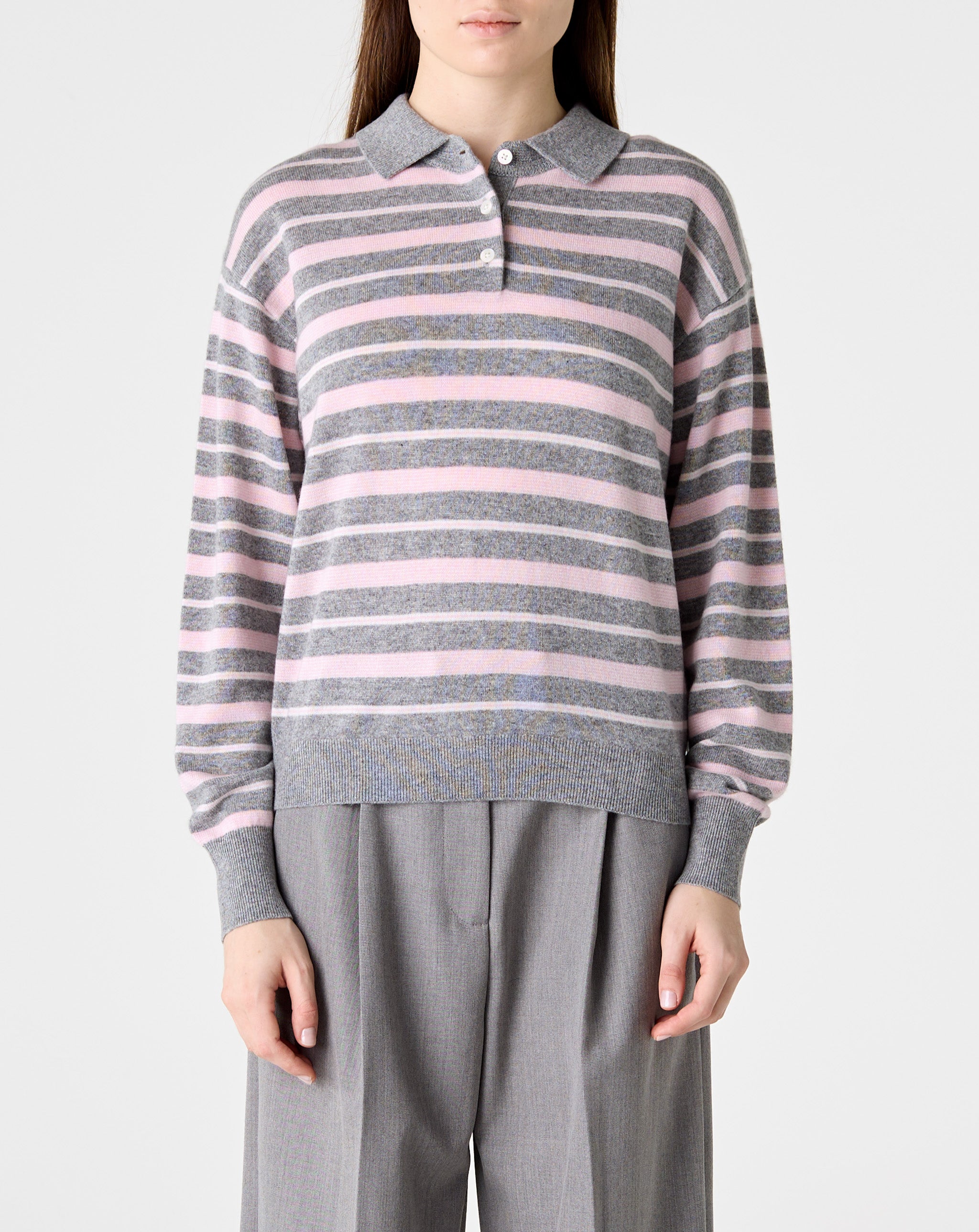 Collegiate Stripe Polo