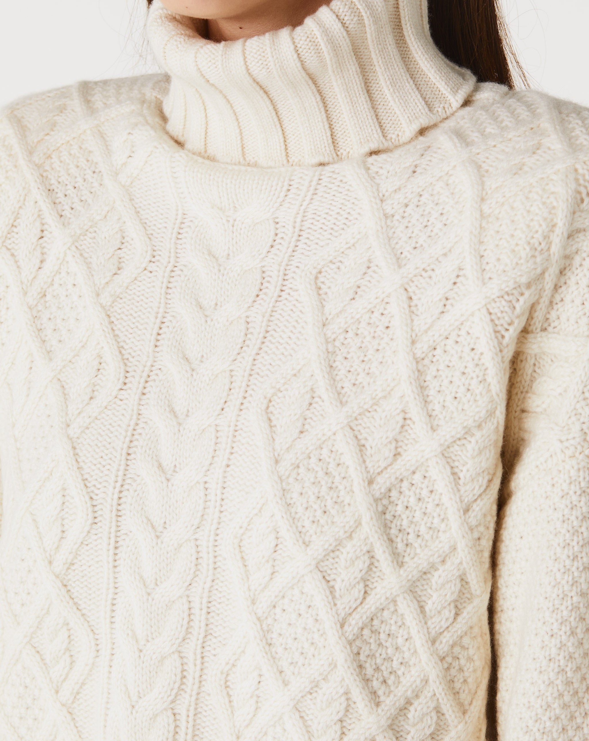 Cable Cashmere Sweater
