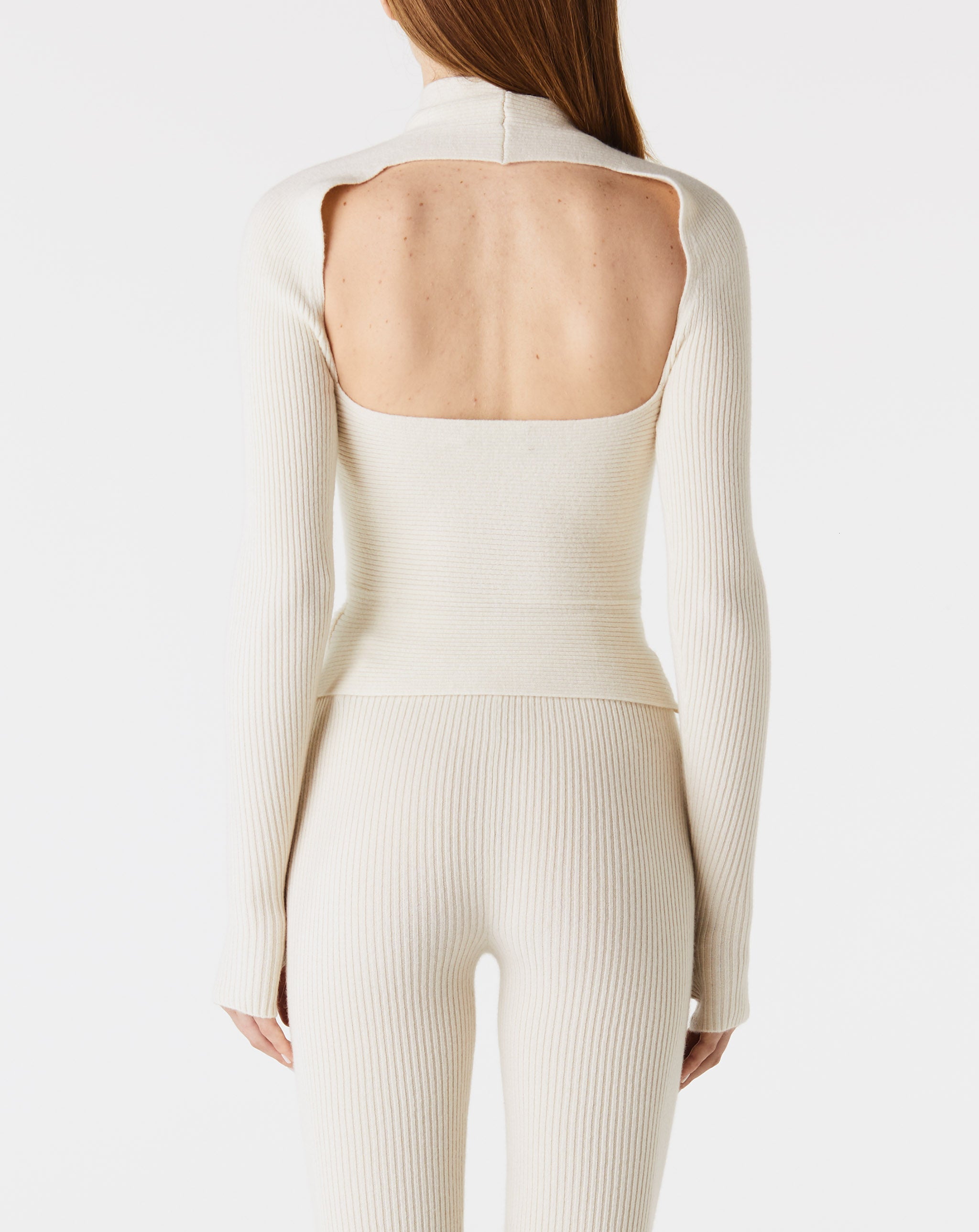 Knot Top In Cream Cashmere