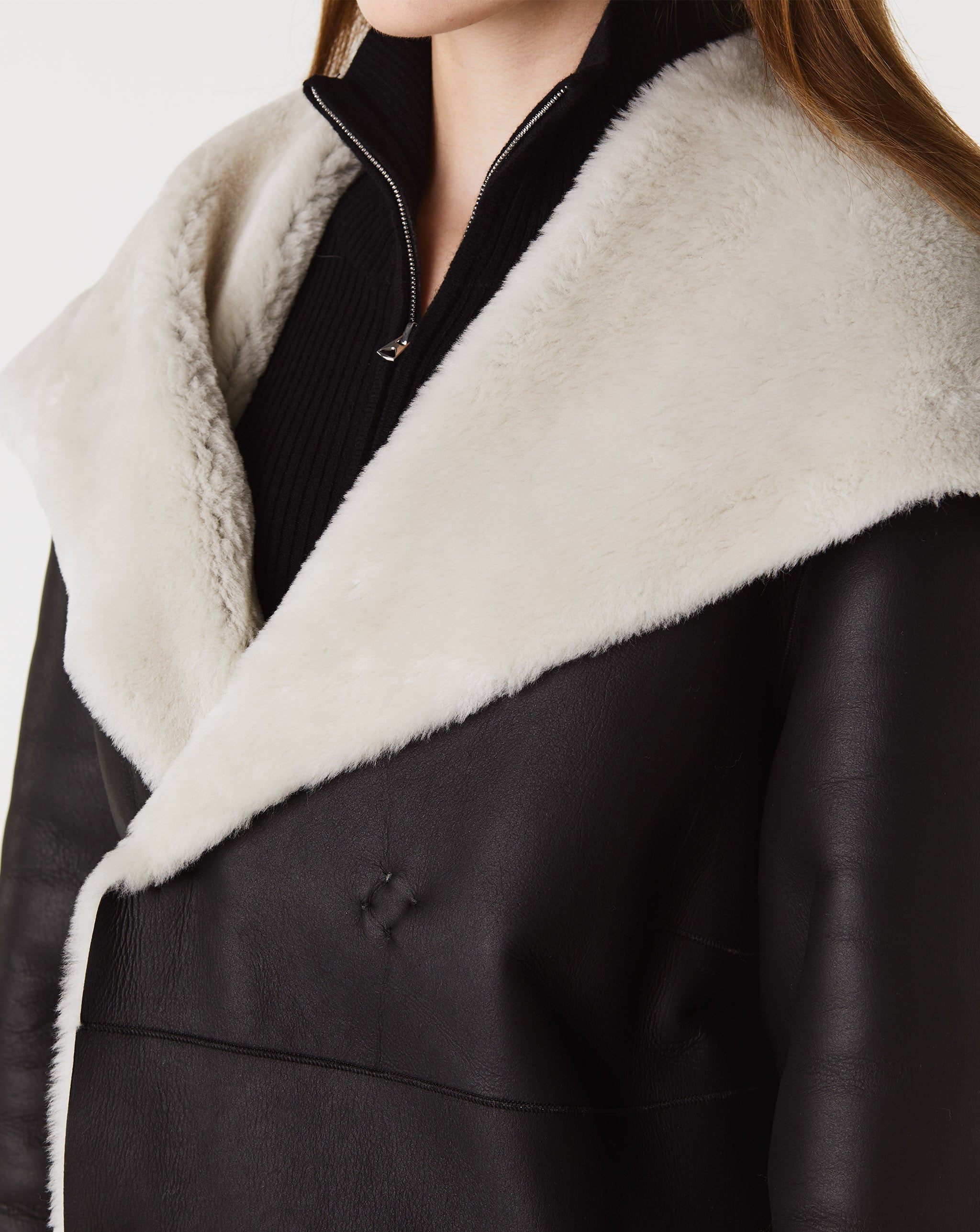 Double Face Shearling Coat