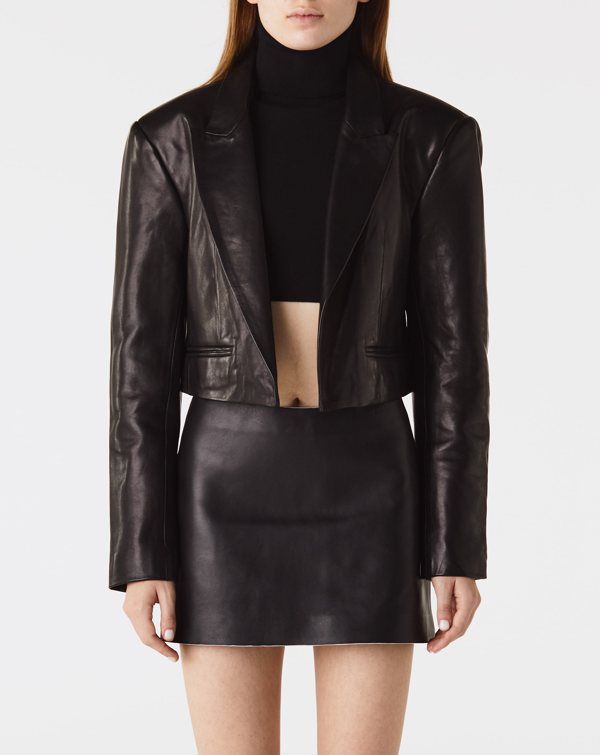 Croped Tuxedo Blazer