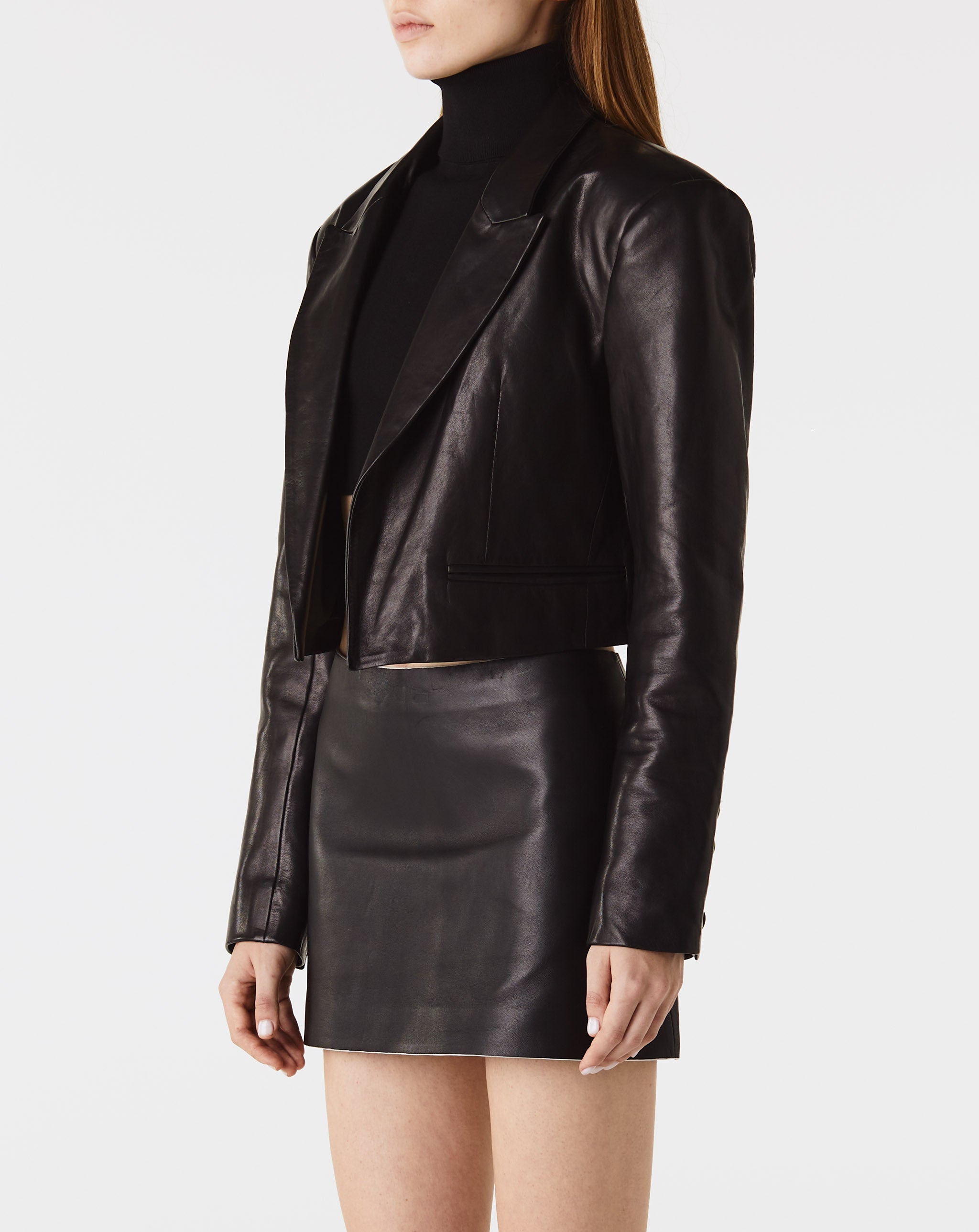 Croped Tuxedo Blazer