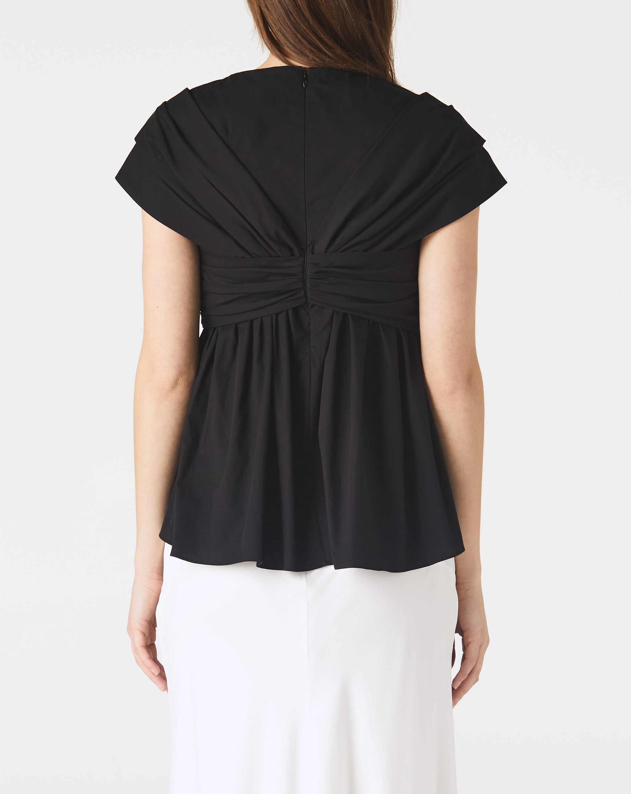 Olivia Cap Sleeve V-Neck Top