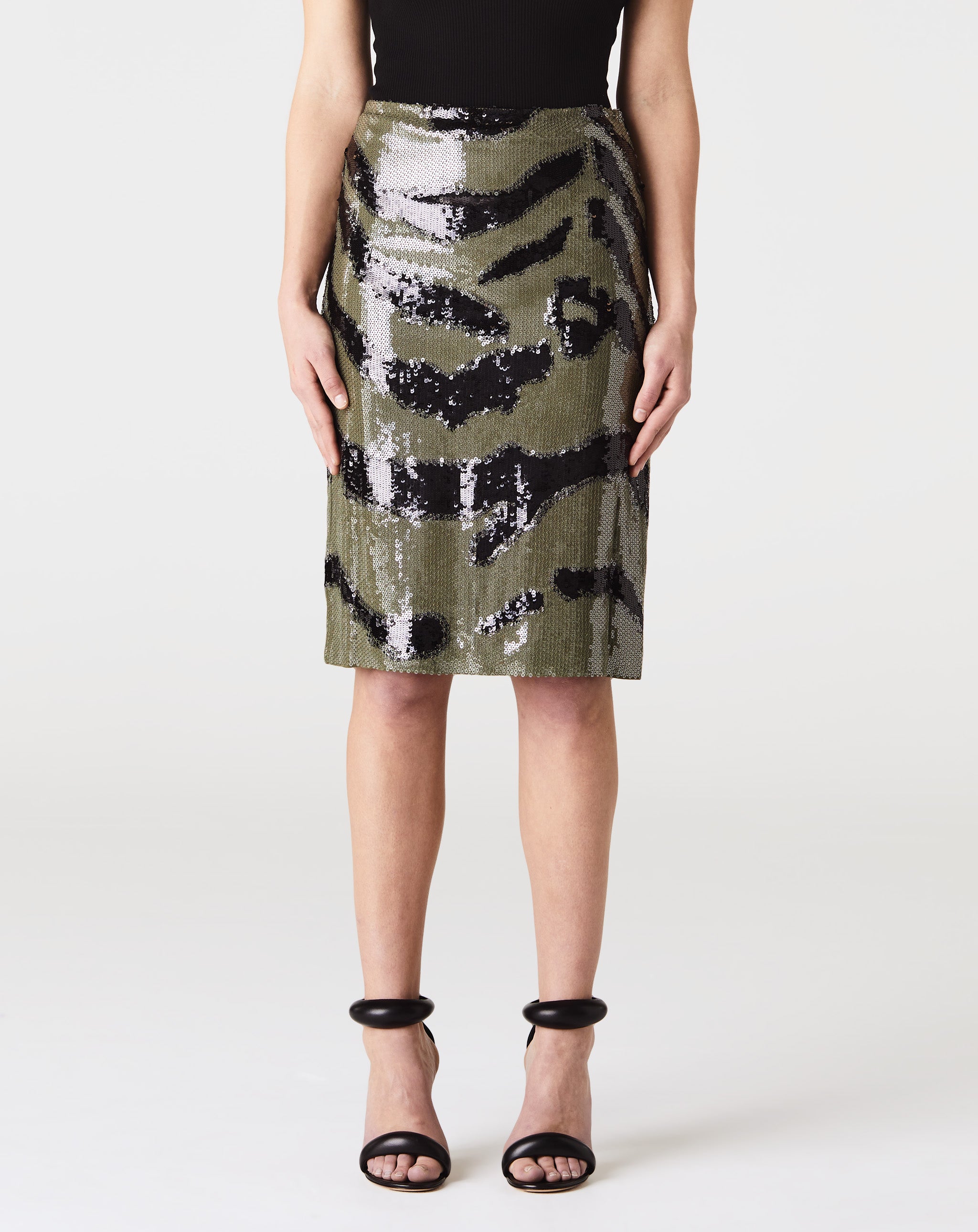 Bonne Zebra Sequin Skirt