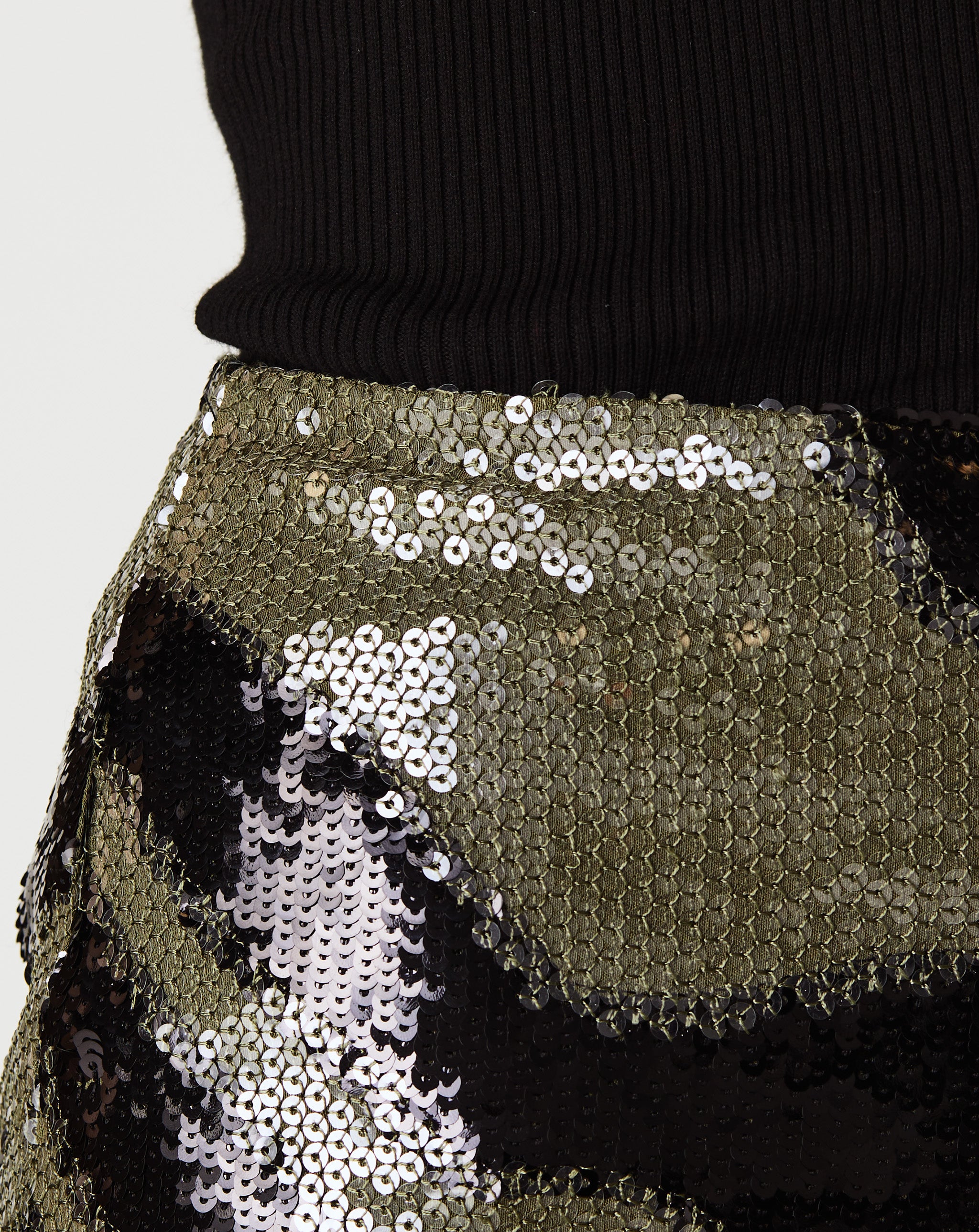 Bonne Zebra Sequin Skirt