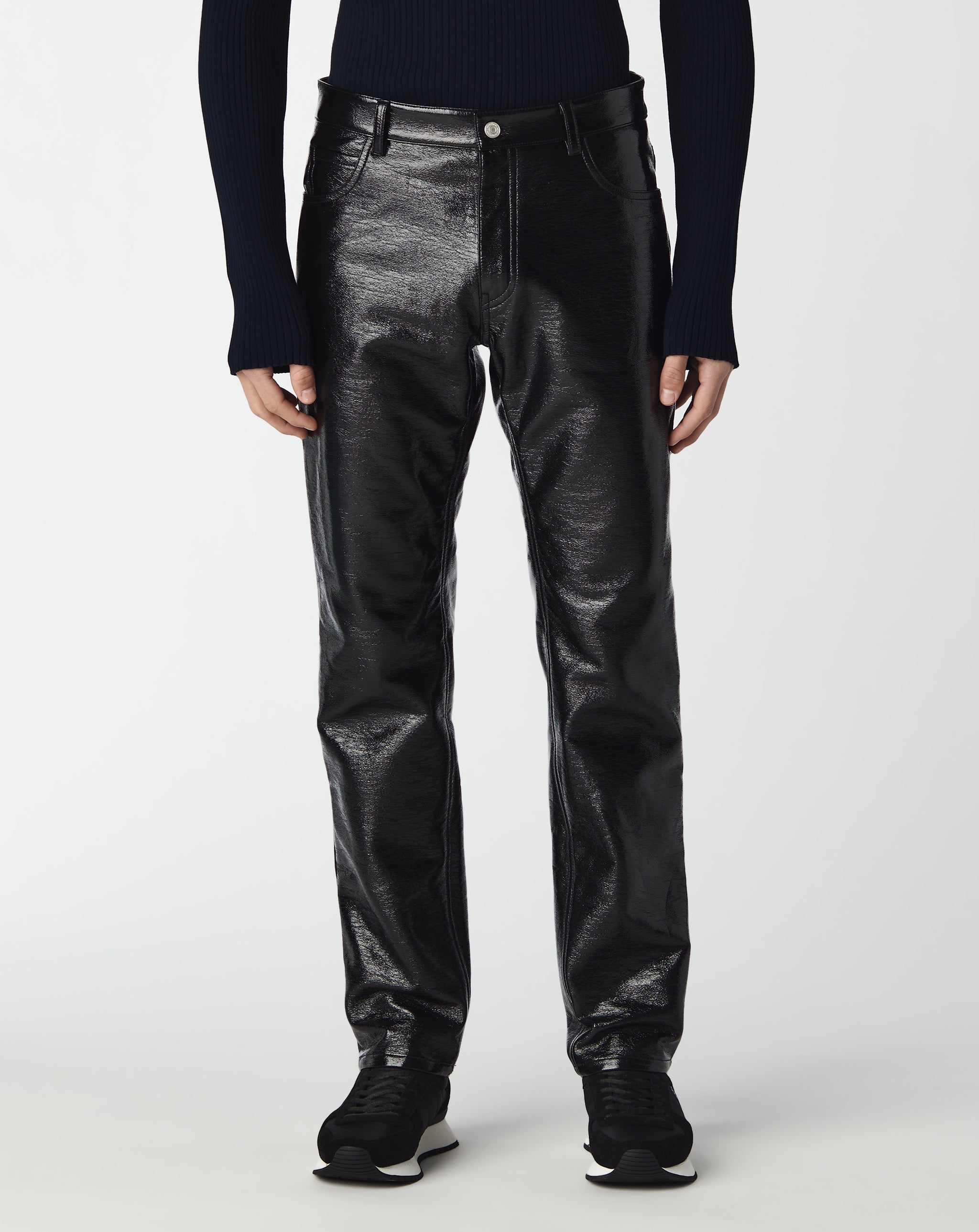 Vinyl 5 Pockets Trousers