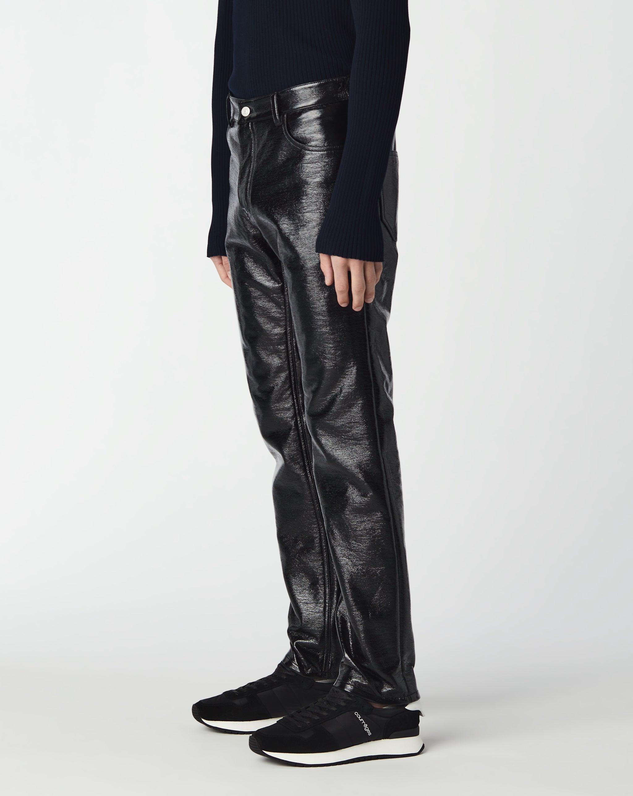 Vinyl 5 Pockets Trousers