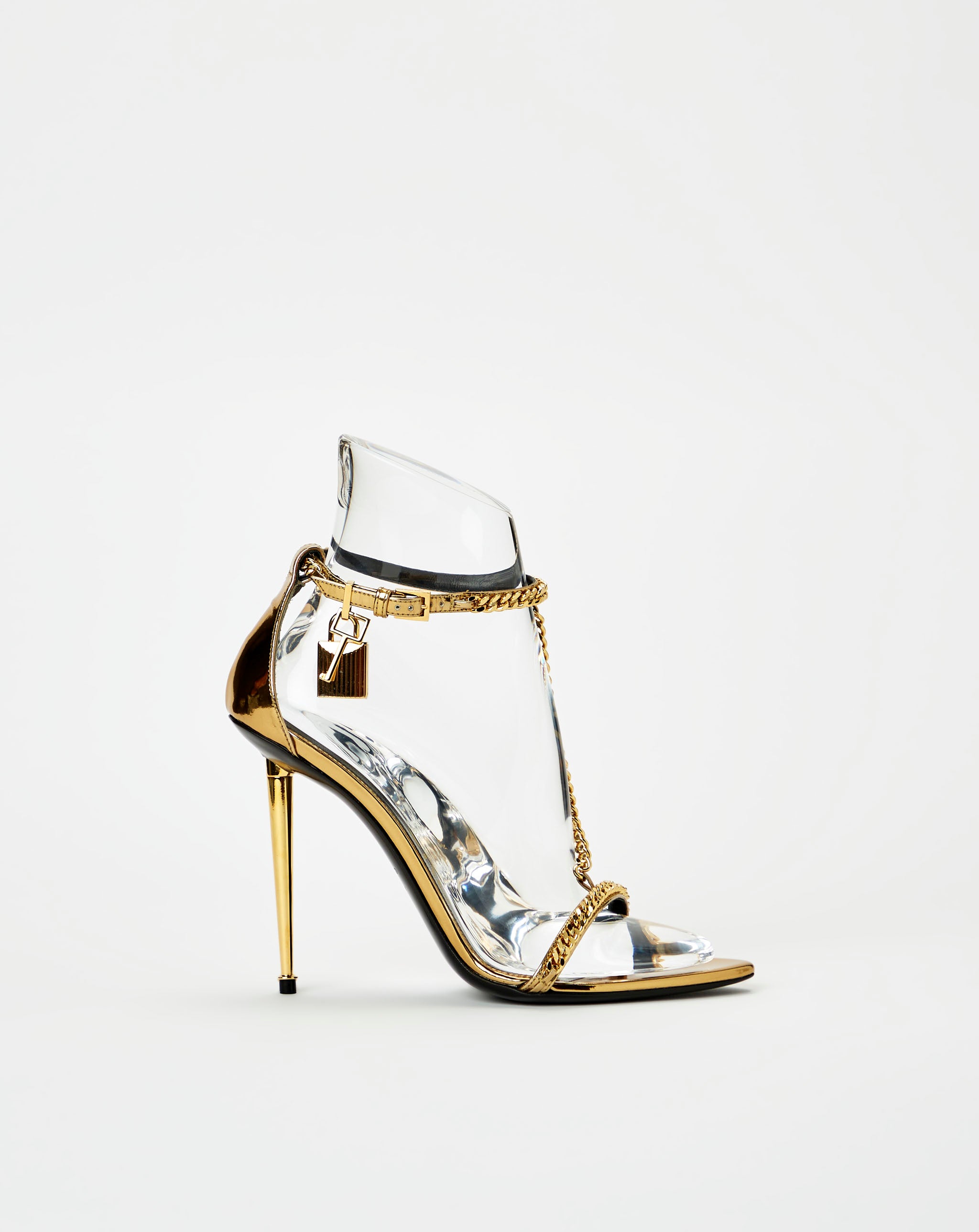 Mirror Chain Thong Sandals