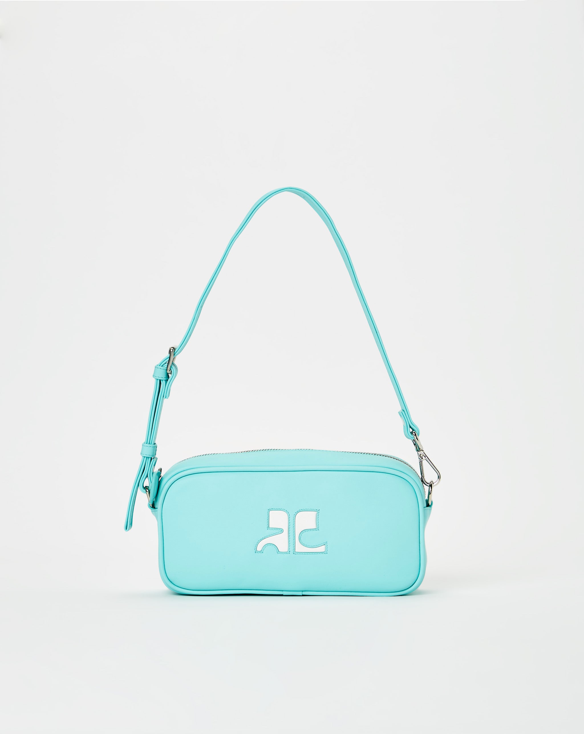 Leather Camera Baguette Bag
