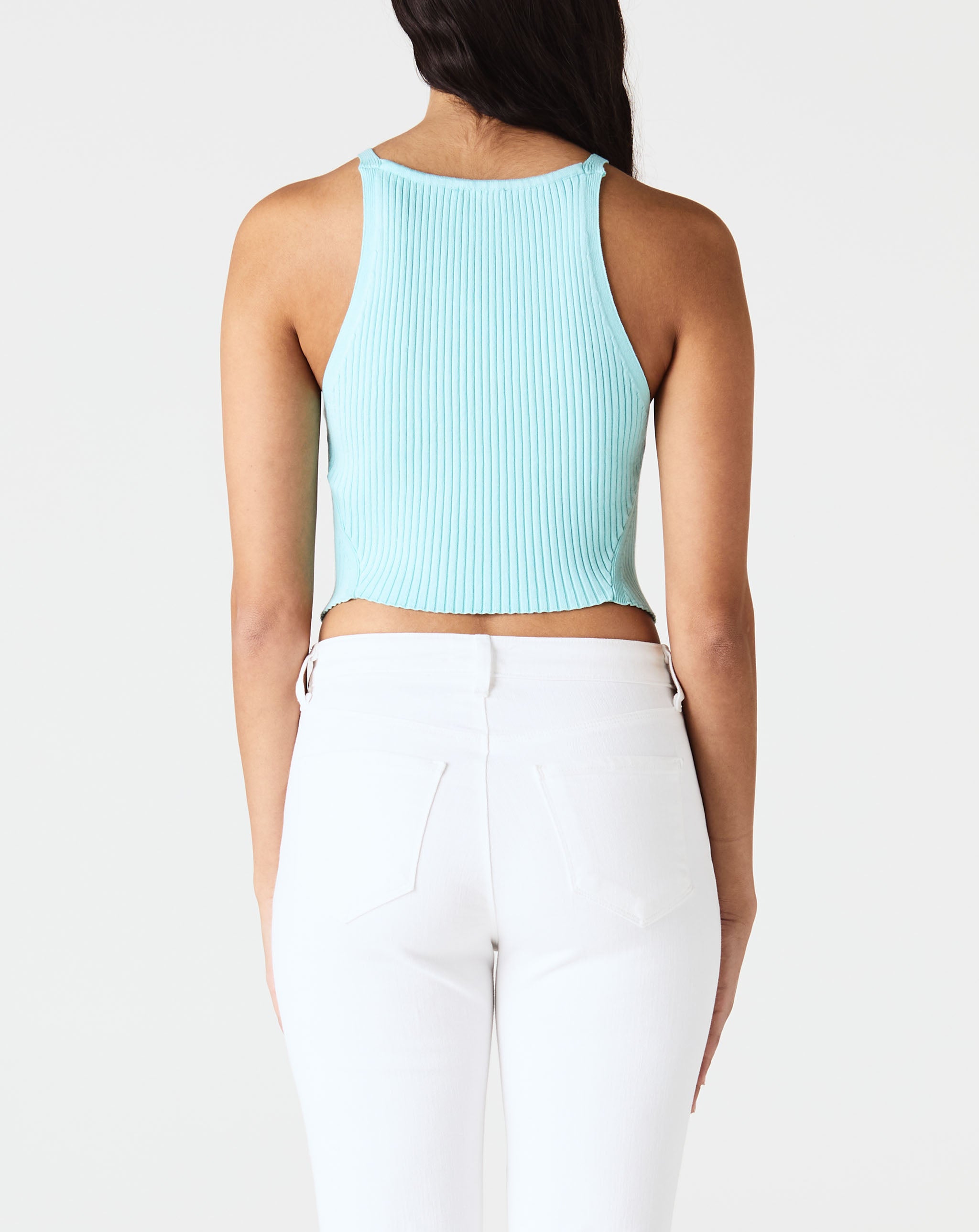 Rib Knit Pointy Tank Top