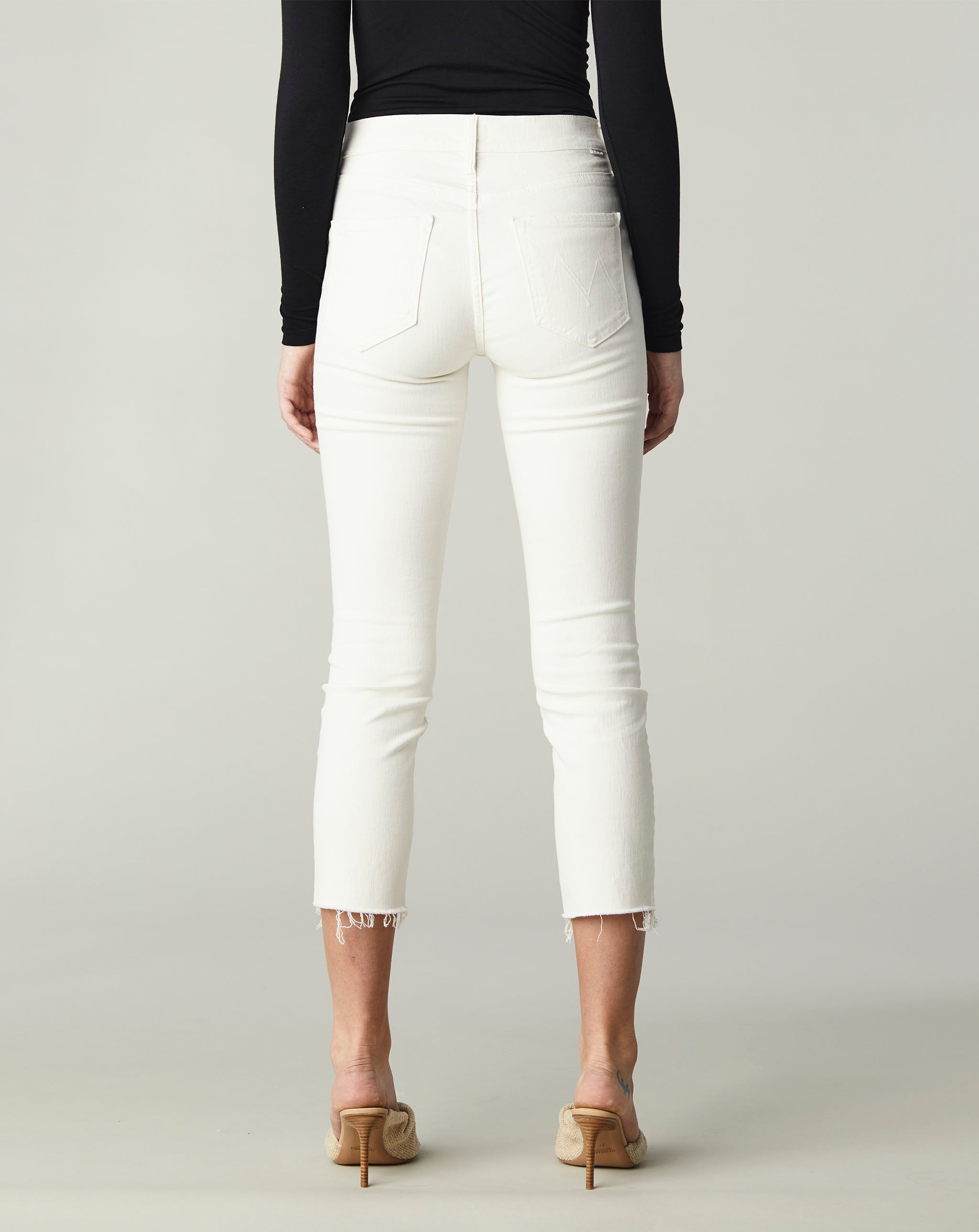 The Mid Rise Dazzler Crop Fray