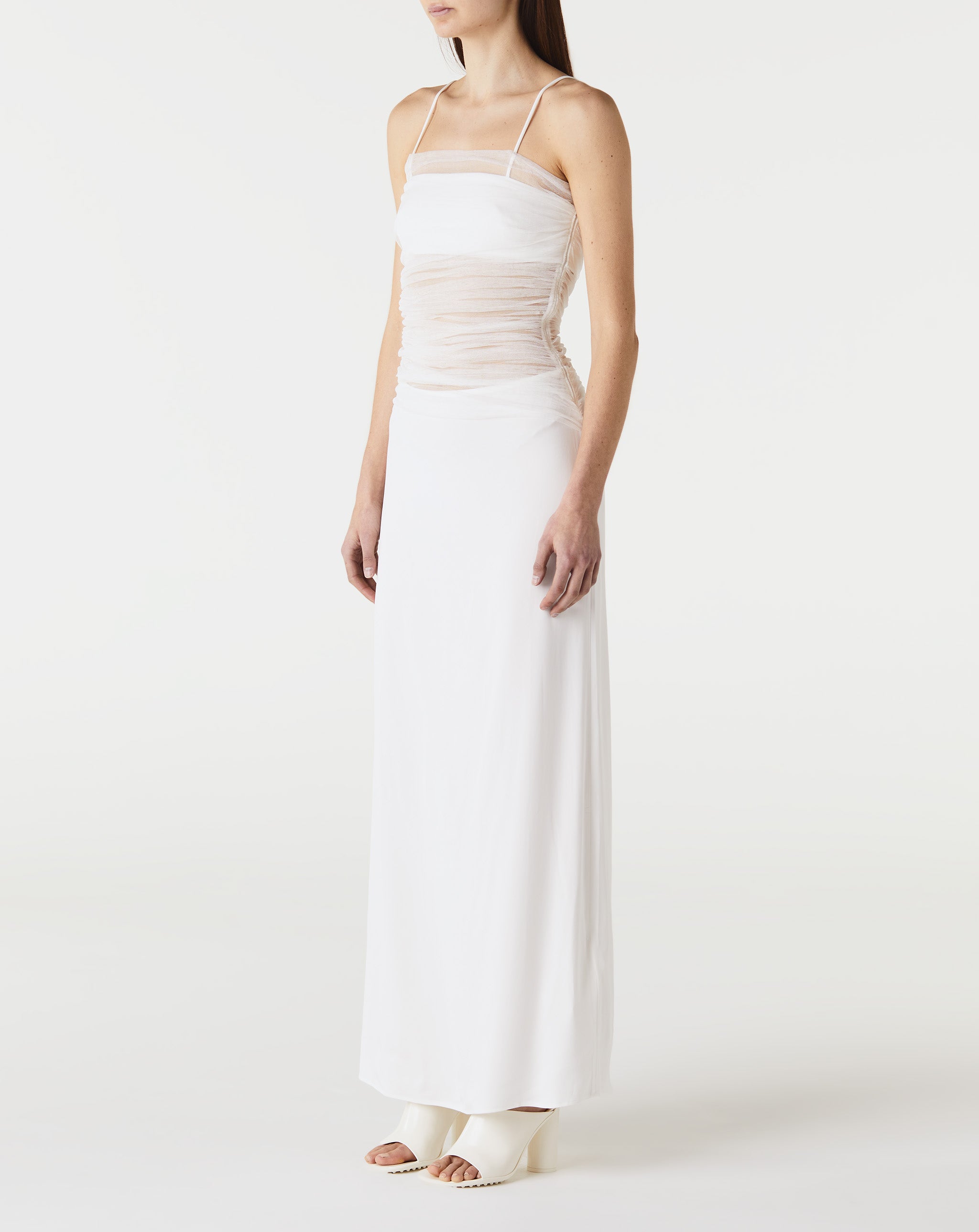 Sheer Panel Dress