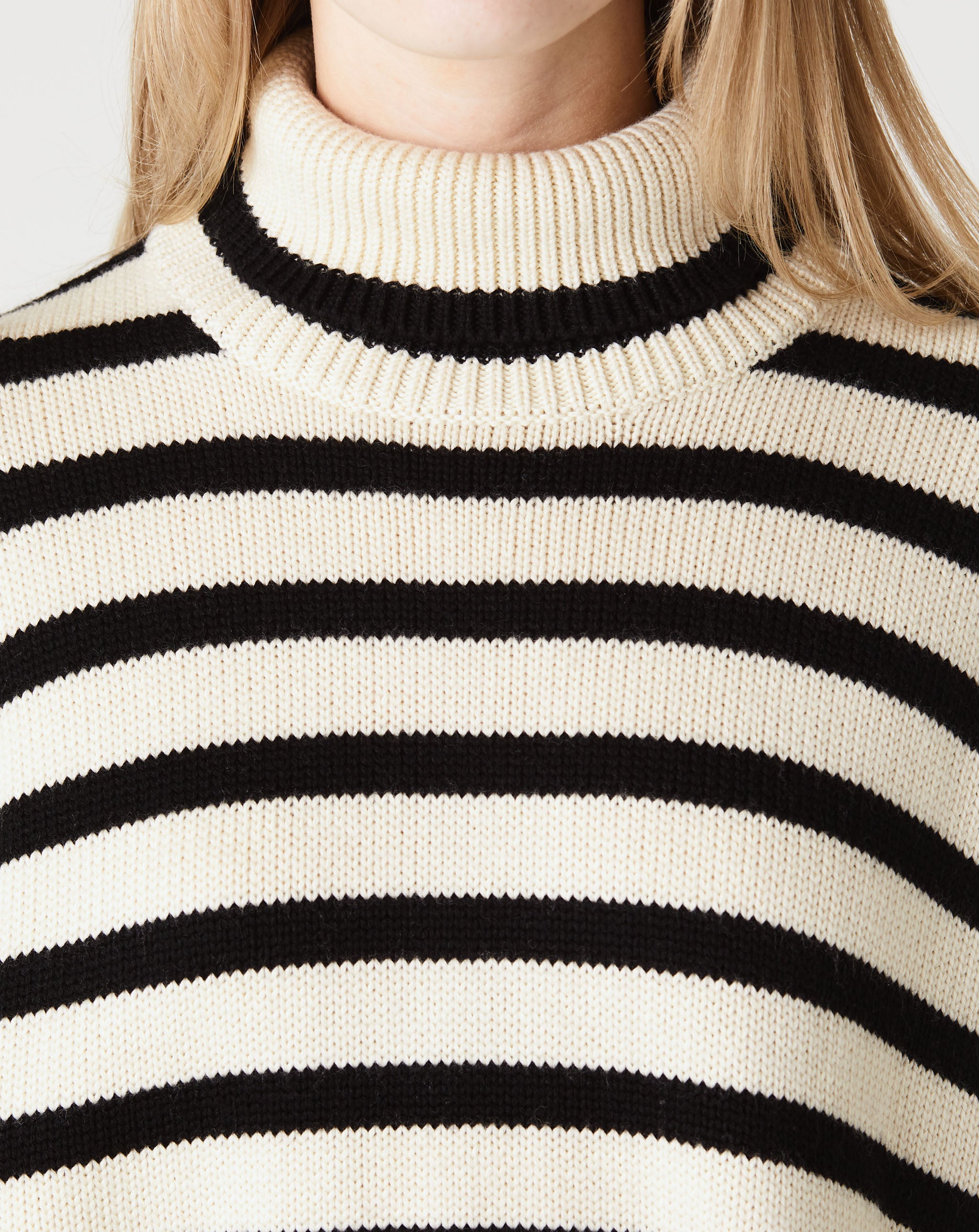 Signature Stripe Turtleneck