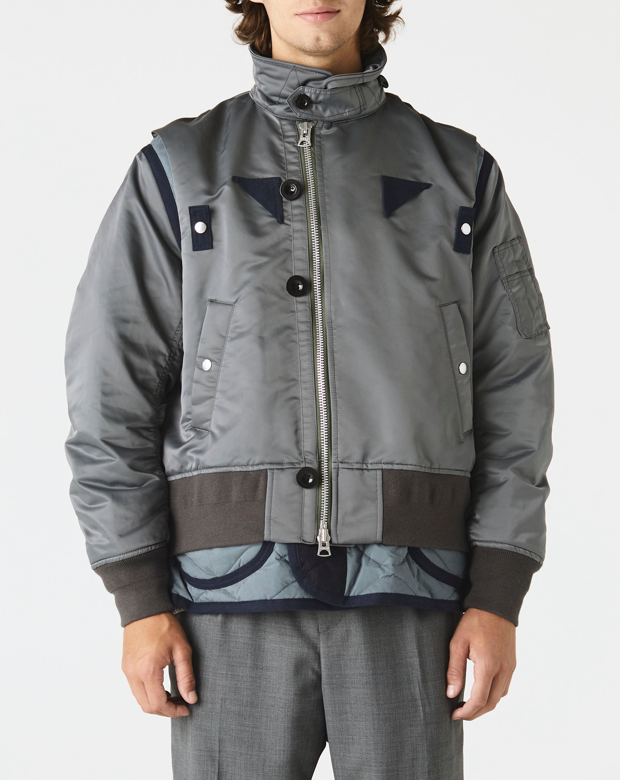 Nylon Twill Mix Blouson