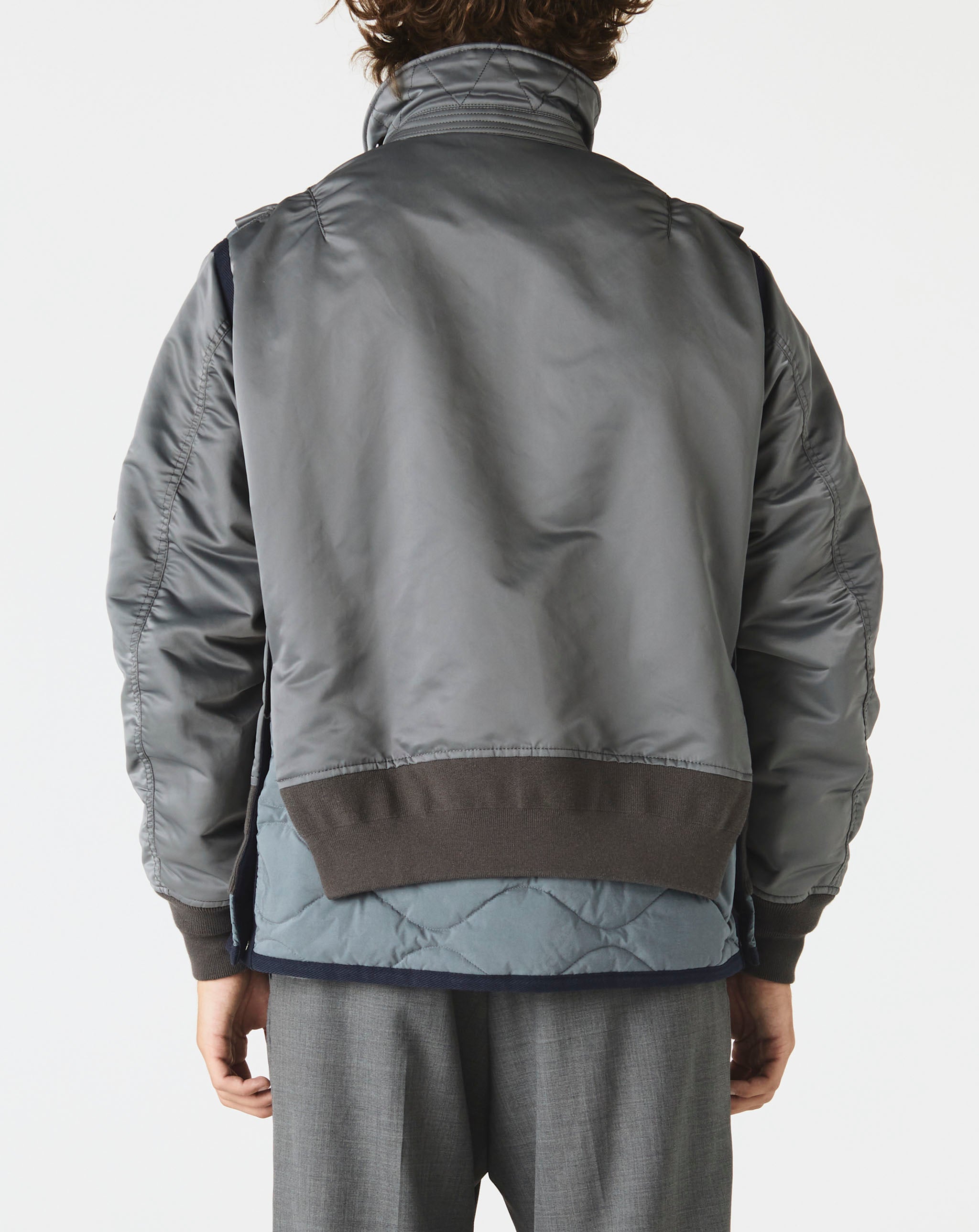 Nylon Twill Mix Blouson